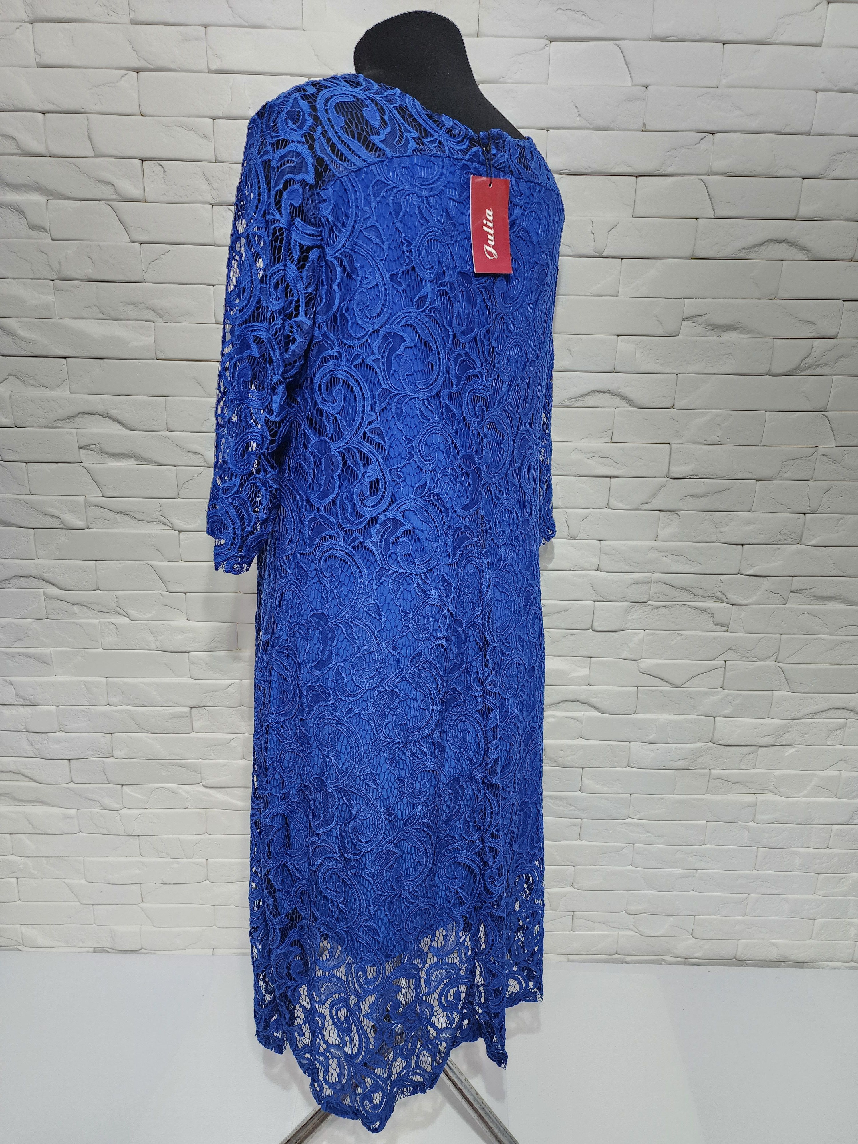 Uniqlo Women's blue guipure long dress. Size XXL / US 16-18 / IT 52-54 - 6 Thumbnail