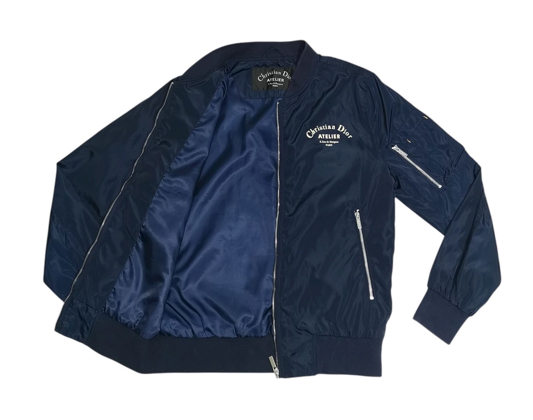 Christian Dior Monsieur Christian Dior Big Logo Bomber Jacket Size US M / EU 48-50 / 2 - 8 Thumbnail