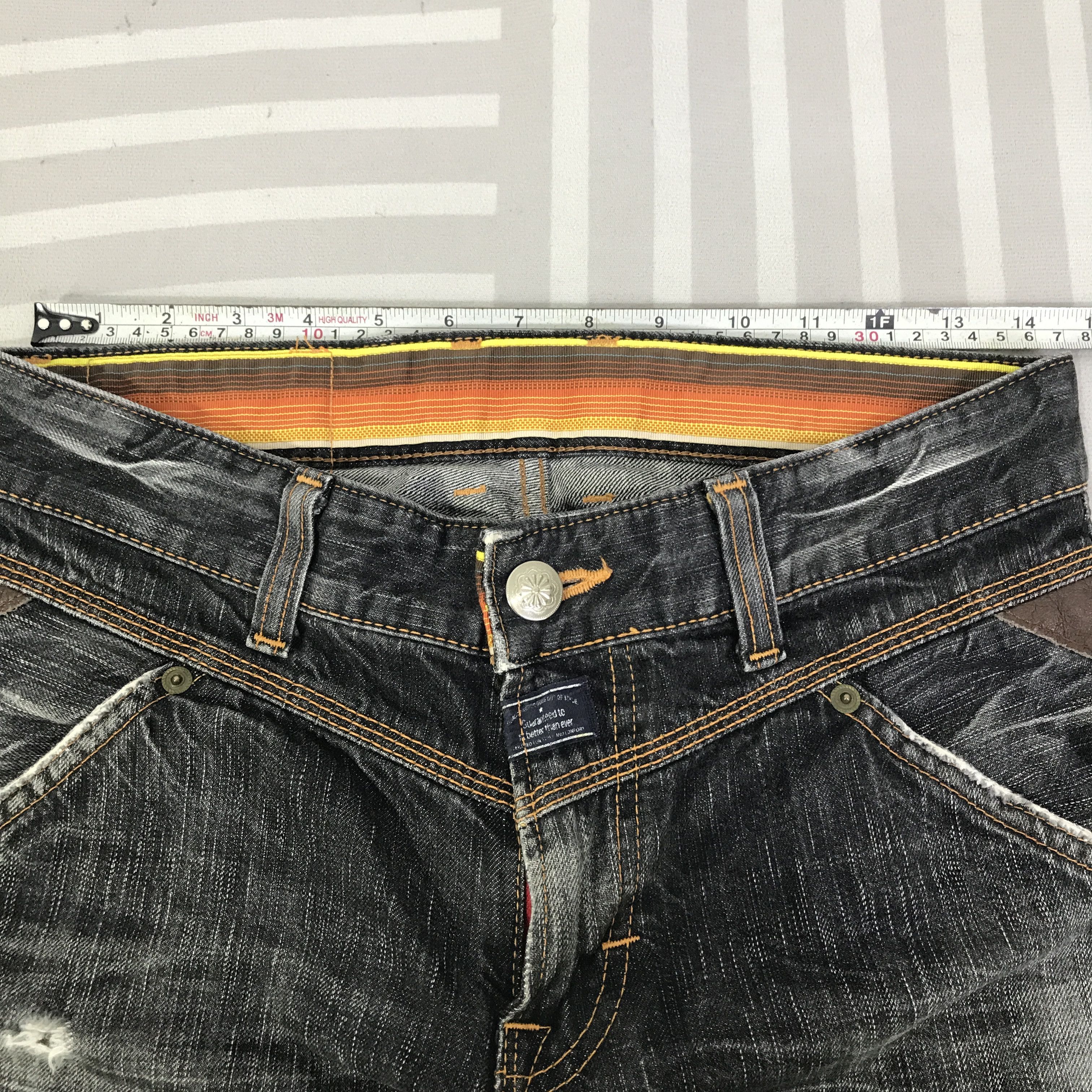 Edwin Vintage Edwin Black Faded Jeans pants K74B19 Size US 28 / EU 44 - 7 Thumbnail