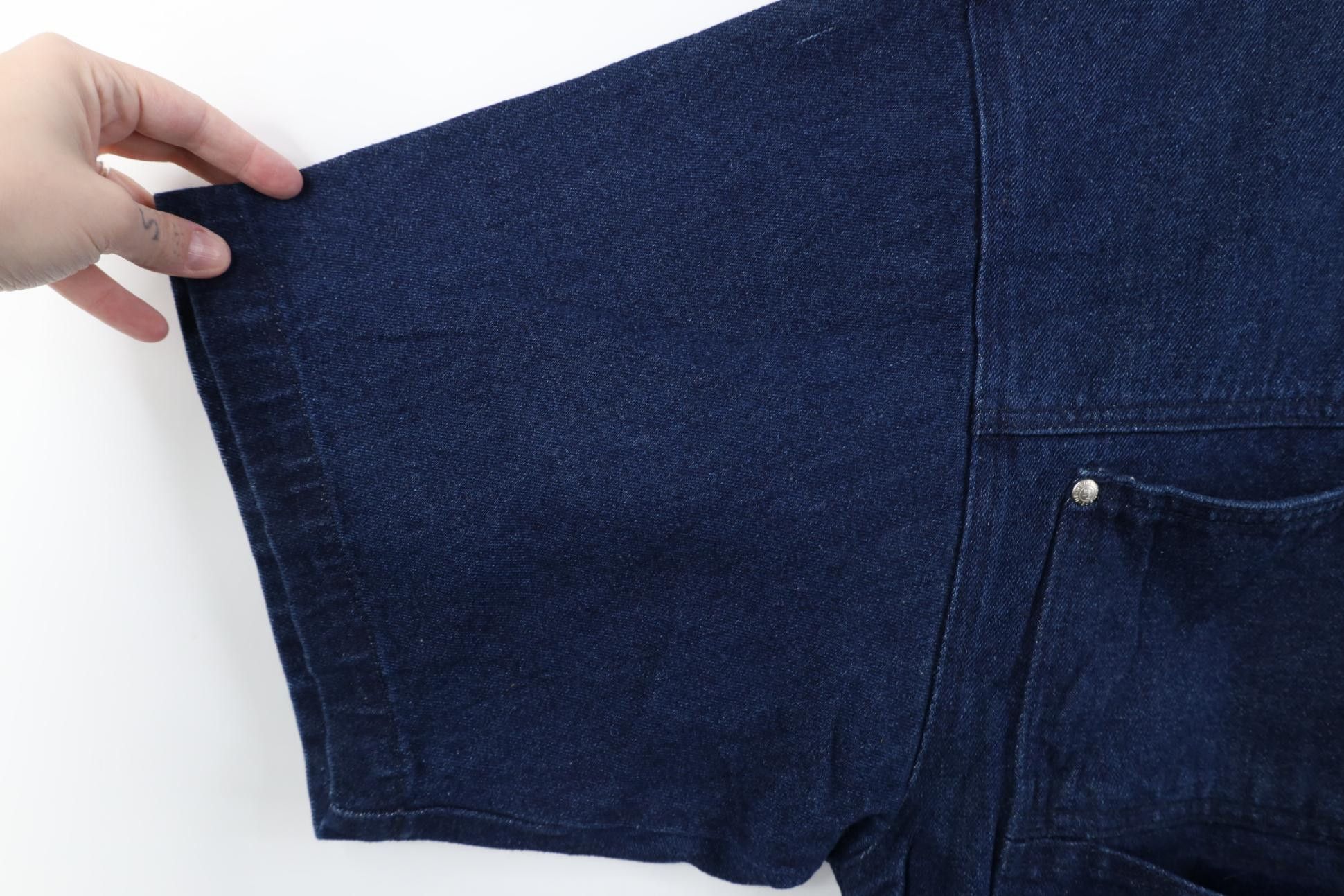 Vintage Deadstock Vintage 90s Streetwear Pocket Denim Button Shirt Size US XL / EU 56 / 4 - 9 Thumbnail
