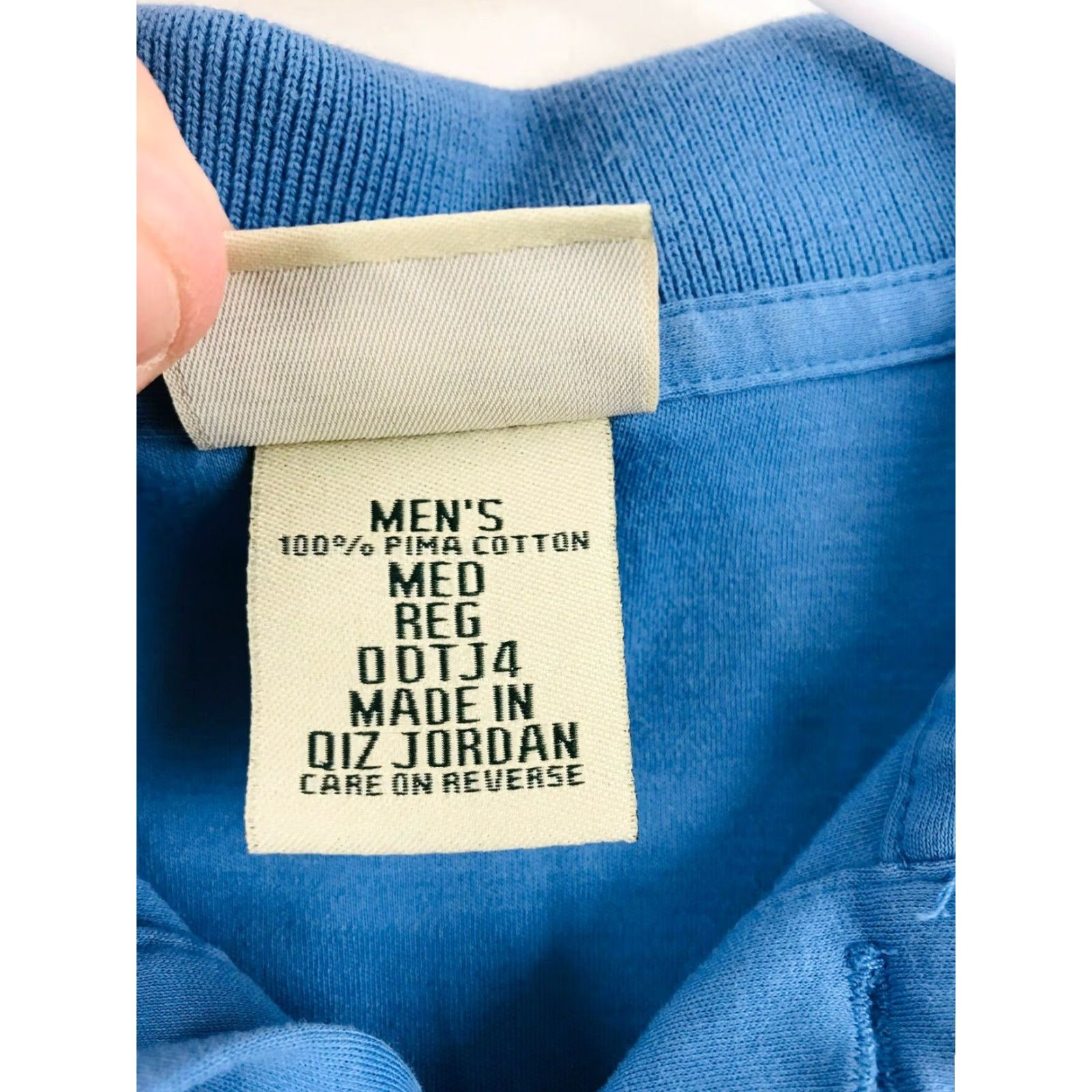 Vintage L.L. Bean Polo Shirt Men Medium Blue 1/4 Button-Down Short Sleeve Collared Shirt Regular Fit Size US M / EU 48-50 / 2 - 6 Thumbnail