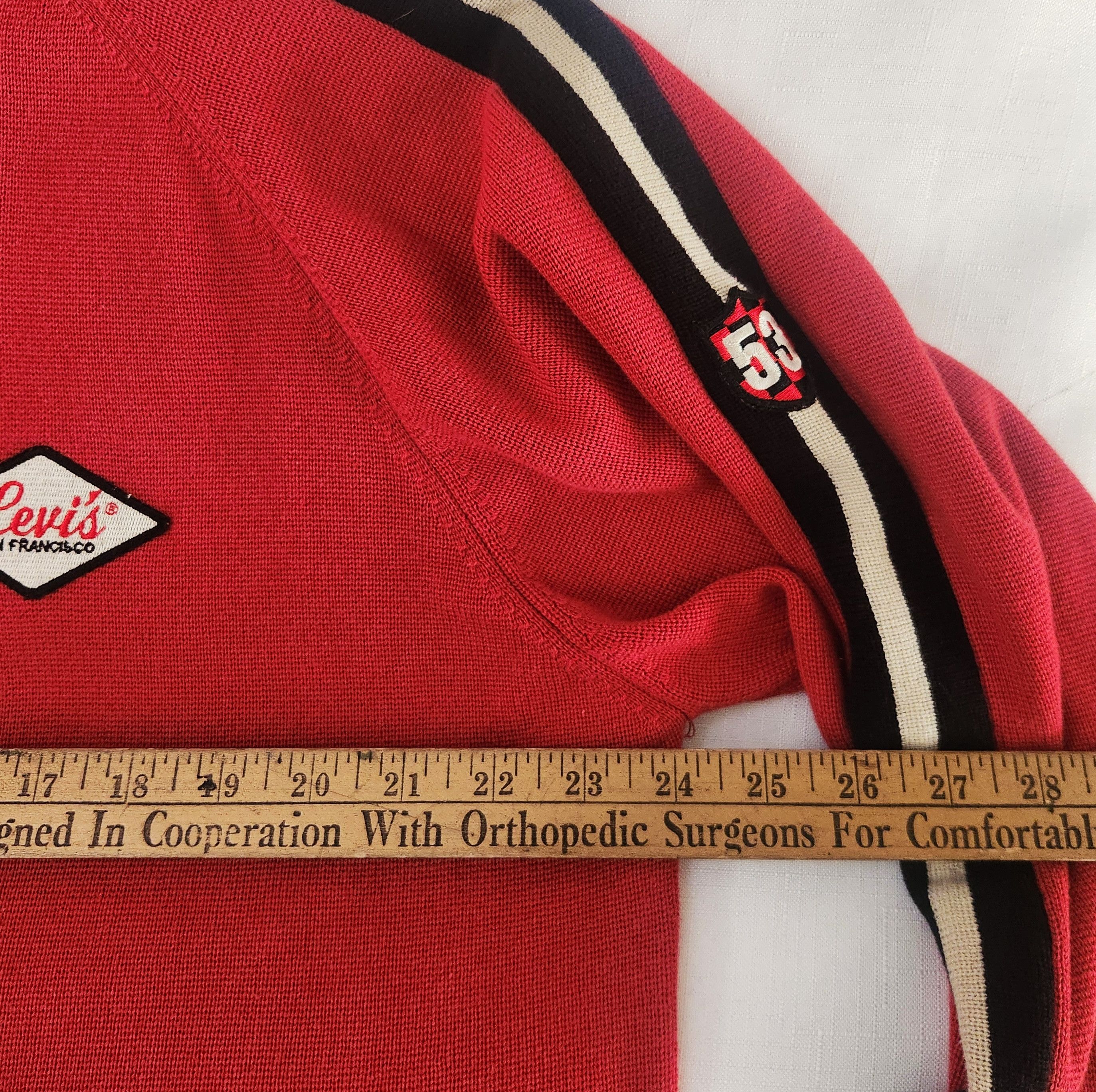 Levi's × Vintage Levi's Strauss Patch VTG Full Zip Red Motorcycle style Size US L / EU 52-54 / 3 - 9 Thumbnail
