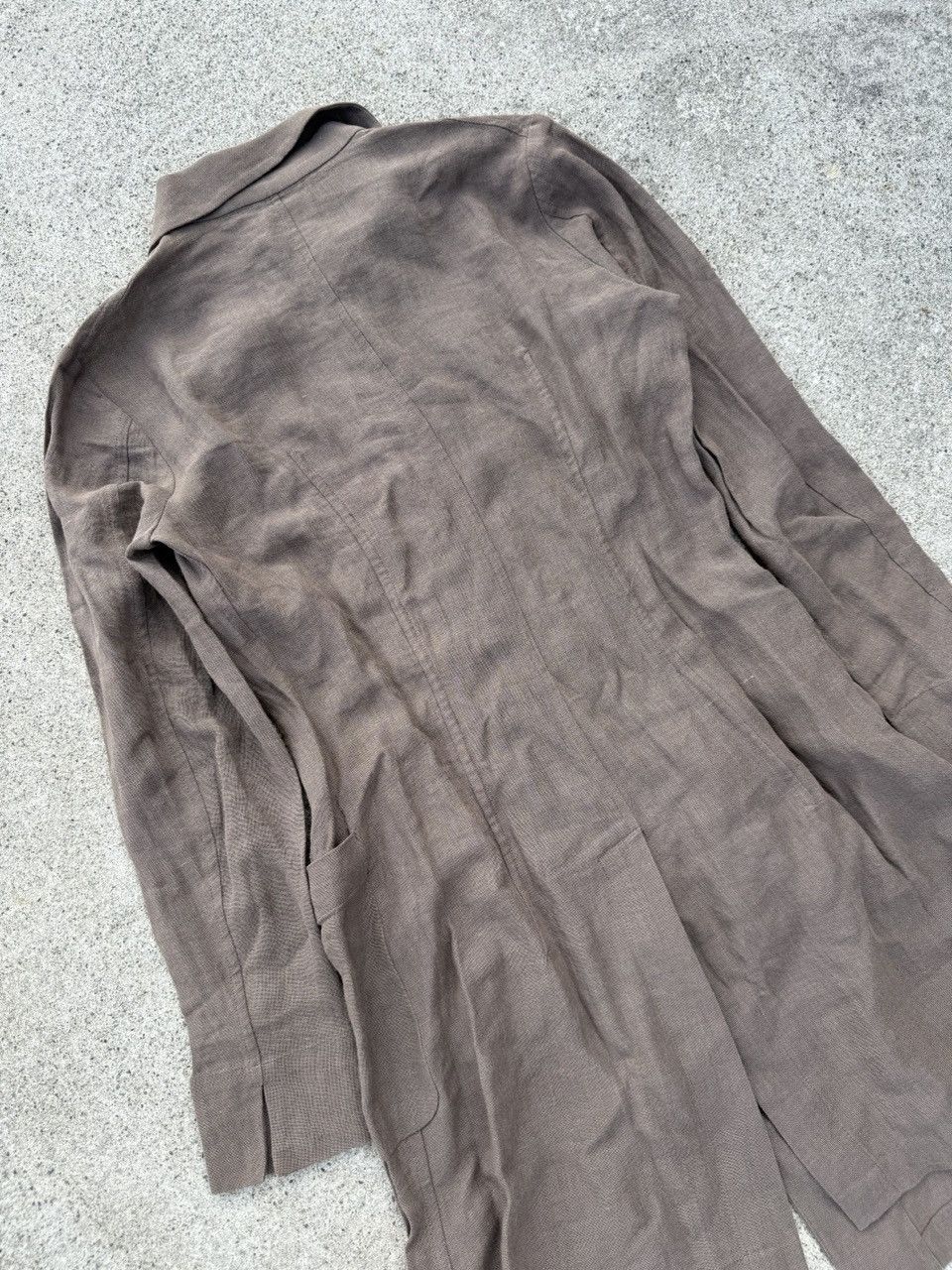 Jil Sander Jil Sander - Vintage Linen Shirt/Coat Size XS / US 0-2 / IT 36-38 - 5 Thumbnail
