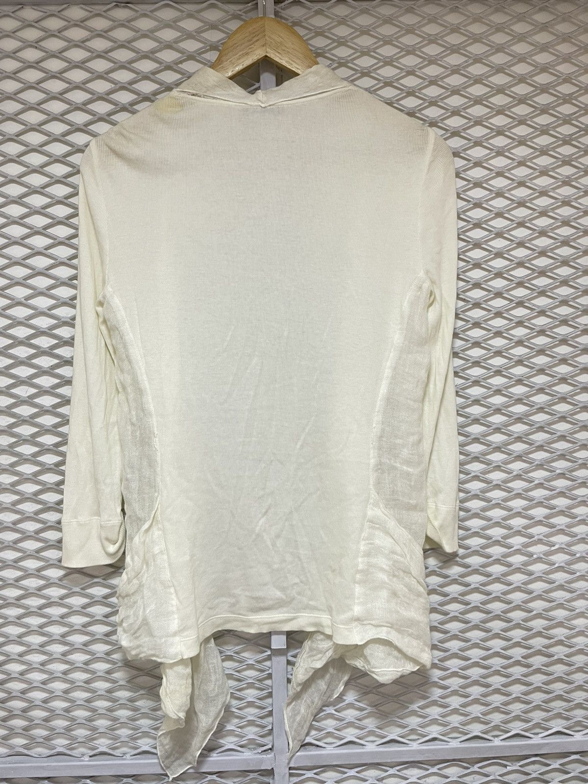 Issey Miyake crazy grunge mesh open knit cardigan svinsving japan Size US M / EU 48-50 / 2 - 10 Thumbnail
