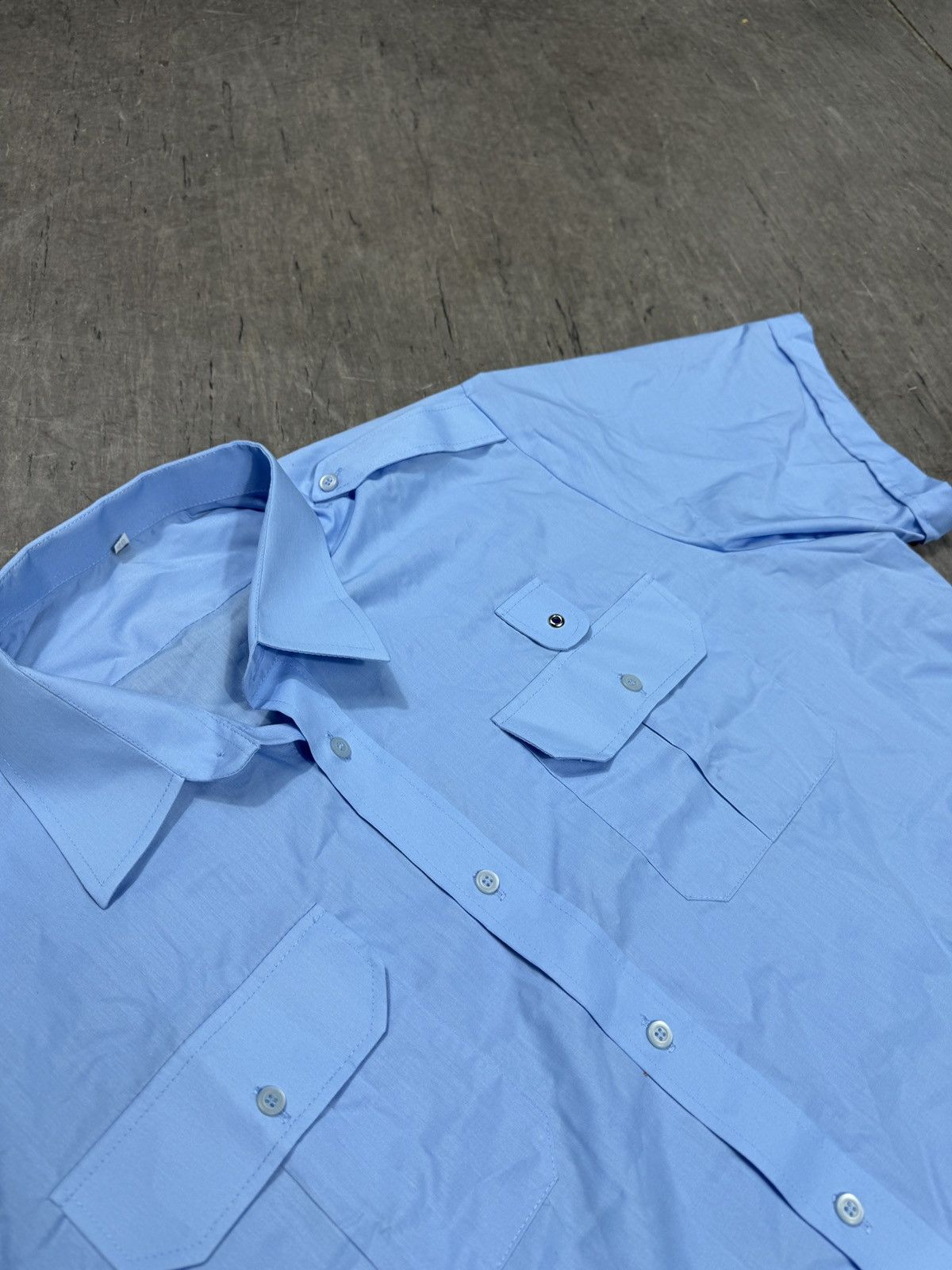 Other ᶠᵃⁿᶜʸᵍᵘʸBOXY Trashed Shirt Vintage Cropped Button Up 90s 80 Size US M / EU 48-50 / 2 - 3 Thumbnail