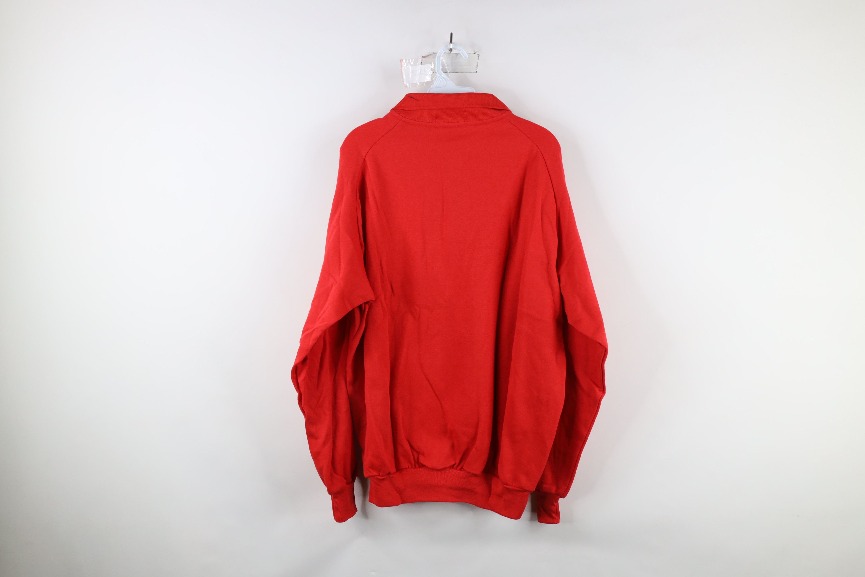 Vintage Deadstock Vintage Streetwear Collared Pullover Sweatshirt Size US XL / EU 56 / 4 - 6 Thumbnail