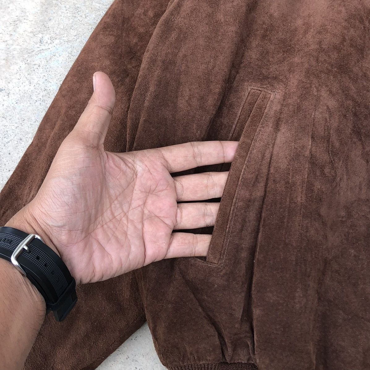 Beverly Hills Polo Club Vintage Beverly Hills Polo Club Suede Leather Bomber Jacket Size US L / EU 52-54 / 3 - 8 Thumbnail