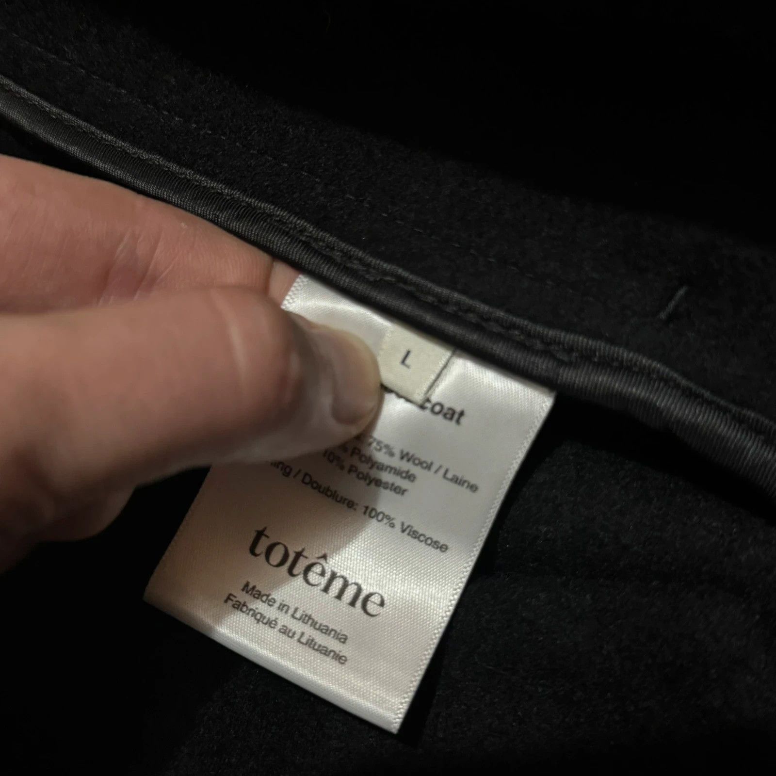 Toteme Toteme Chelsea wool Coat Size L / US 10 / IT 46 - 8 Thumbnail