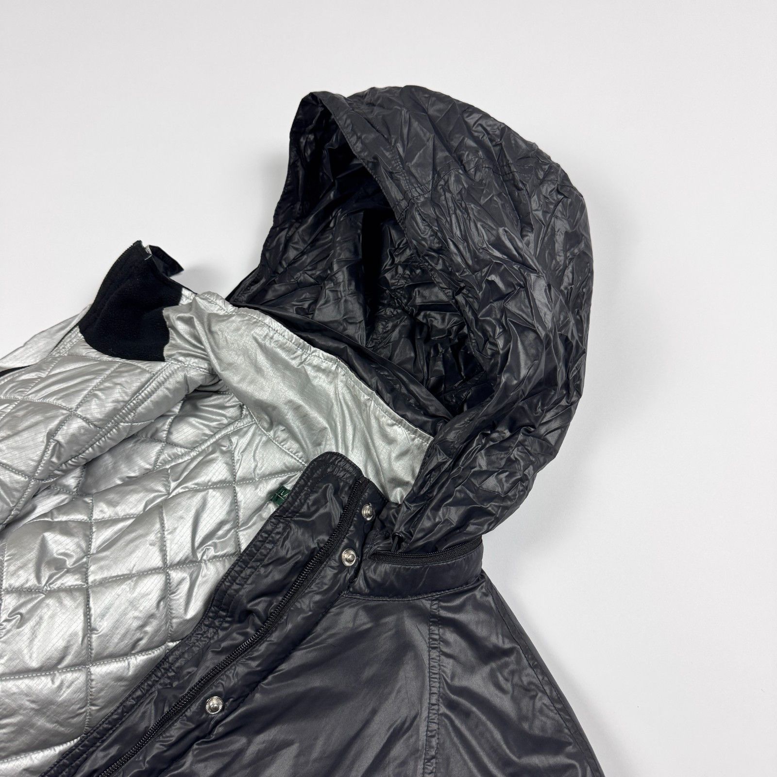 Lauren Ralph Lauren Lauren Ralph Lauren Puffer Jacket XL Black Quilted Silver Size XL / US 12-14 / IT 48-50 - 9 Thumbnail