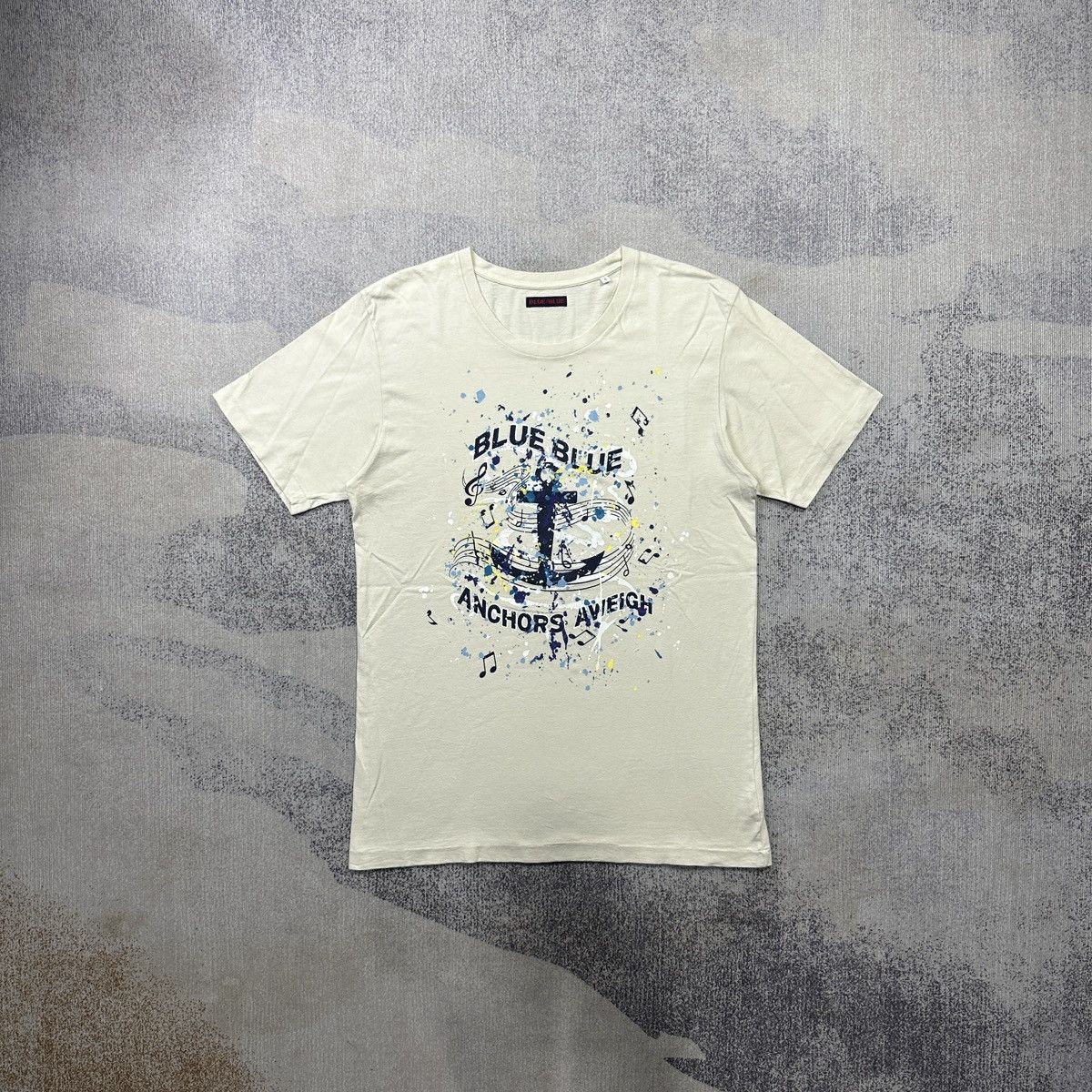 Blue Blue Japan Blue/Blue tshirt anchor aveight Size US M / EU 48-50 / 2 - 1 Thumbnail