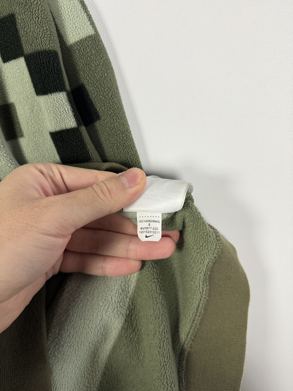 Nike Nike SB Pixel Camo Fleece Sweatshirt Green Pullover Size S Size US S / EU 44-46 / 1 - 10 Thumbnail