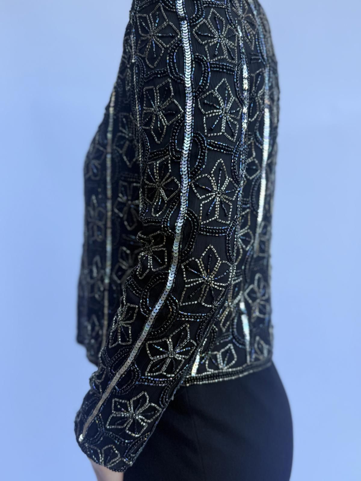 Designer Vintage 80's Papell Boutique Formal Cardigan Size ONE SIZE - 2 Thumbnail