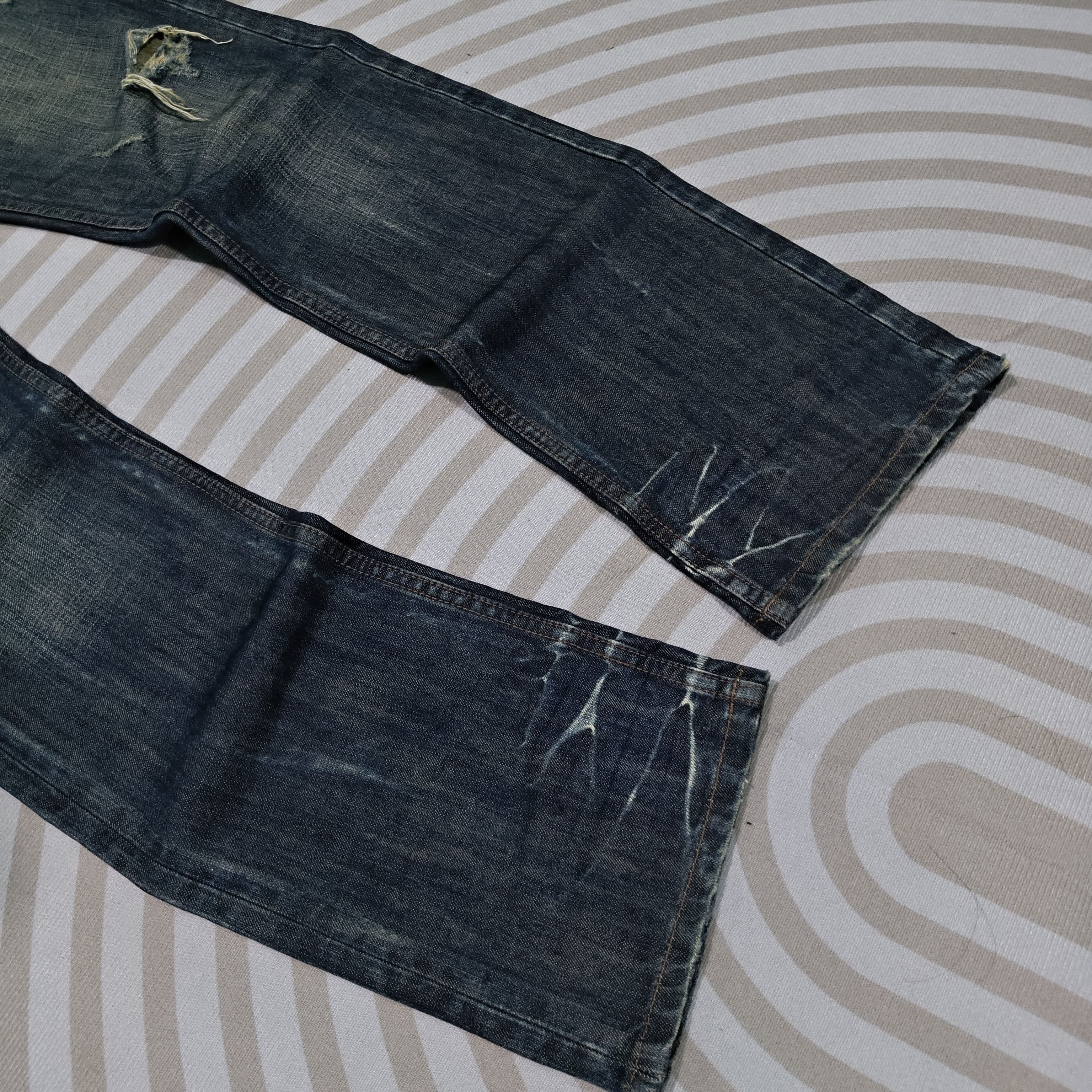 Art Comes First Japanese Brand Back Number Jeans Size US 32 / EU 48 - 10 Thumbnail