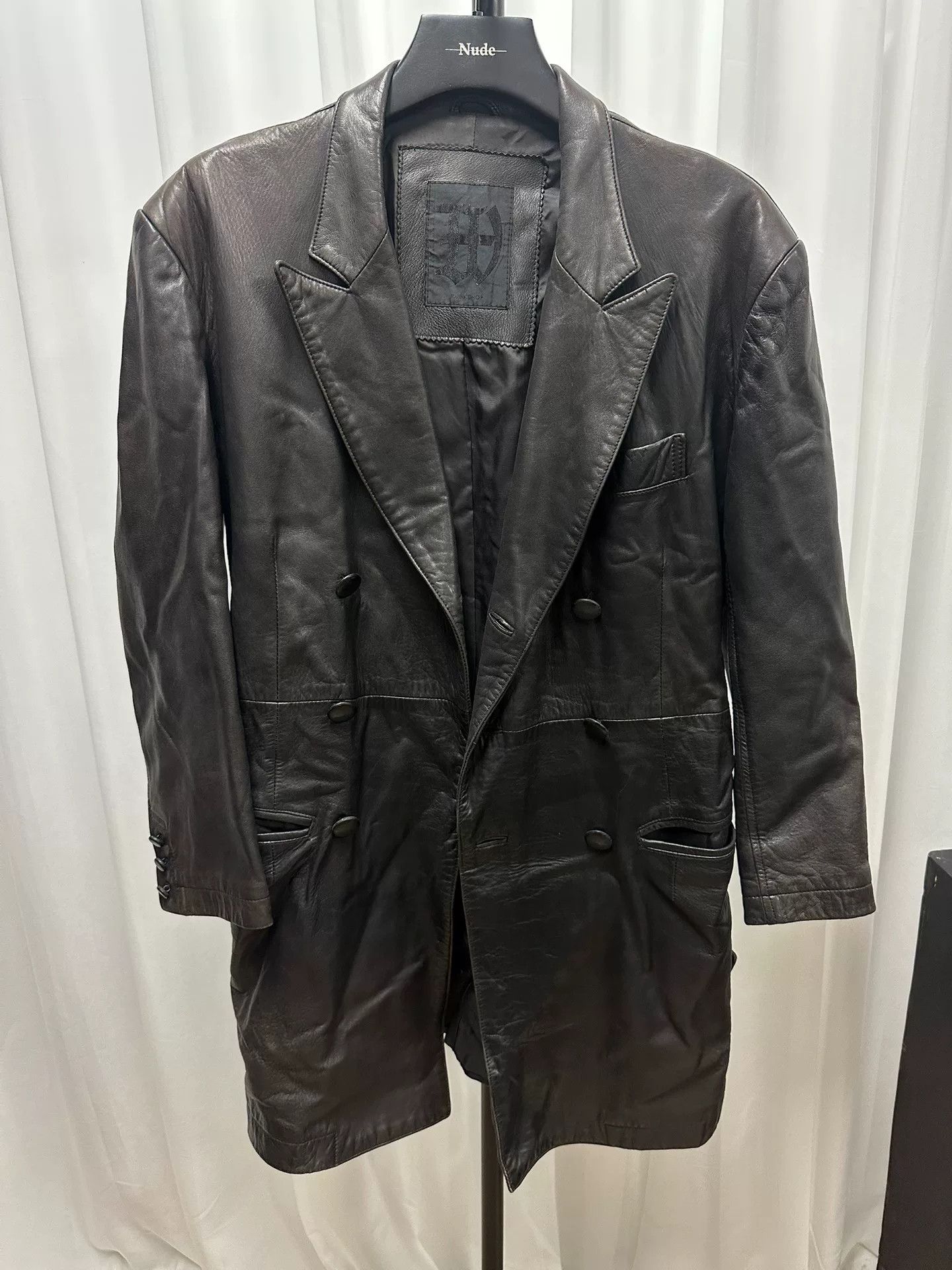 Yohji Yamamoto Yohji Yamamoto Leather Coat for Women Size US M / EU 48-50 / 2 - 1 Thumbnail