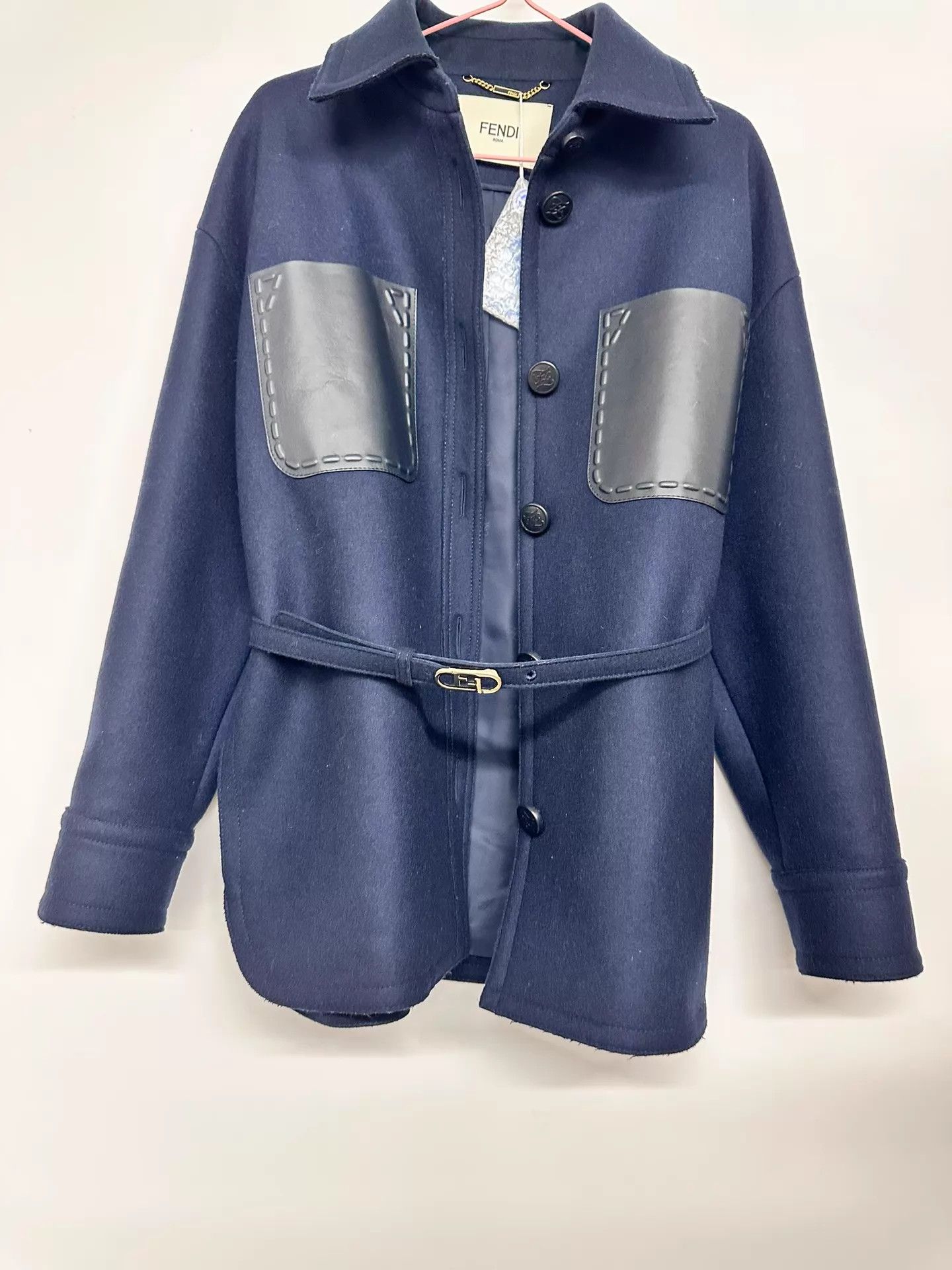 Fendi Fendi Overcoat 40 Shoulder 55 Bust 110 Size S / US 4 / IT 40 - 1 Thumbnail