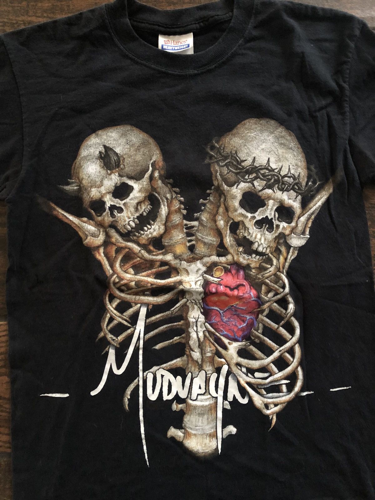 Japanese Brand × Vintage Vintage Skeleton Graphic Tee Y2K 00s JNCO Size US XS / EU 42 / 0 - 3 Thumbnail