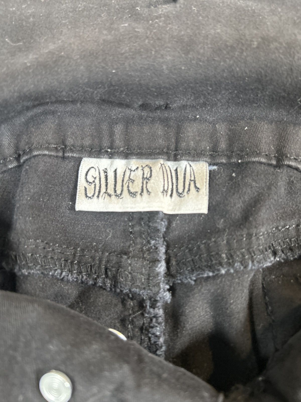 Other Silver Diva Black Jeans –W Size 13 – Rhinestone & Zipper1090 Size 33" - 5 Thumbnail