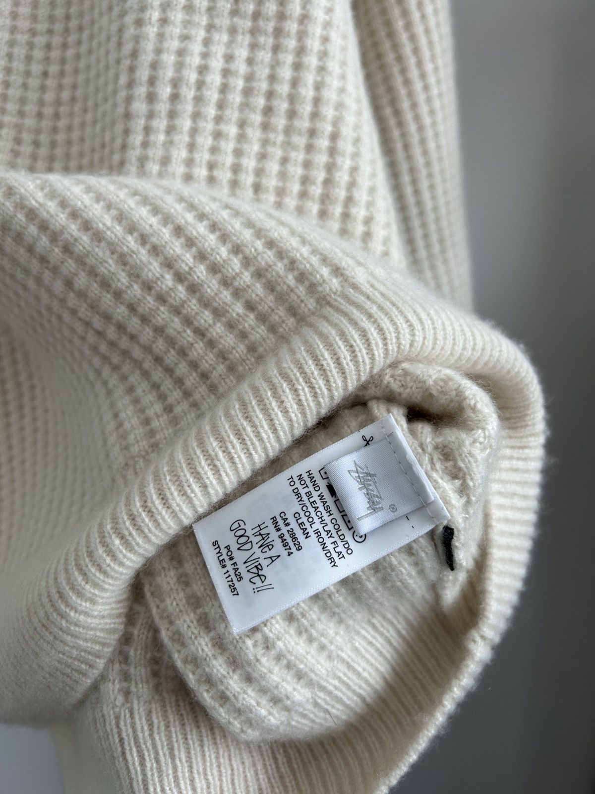 Stussy Stussy Cashmere waffle knit Size US M / EU 48-50 / 2 - 6 Thumbnail