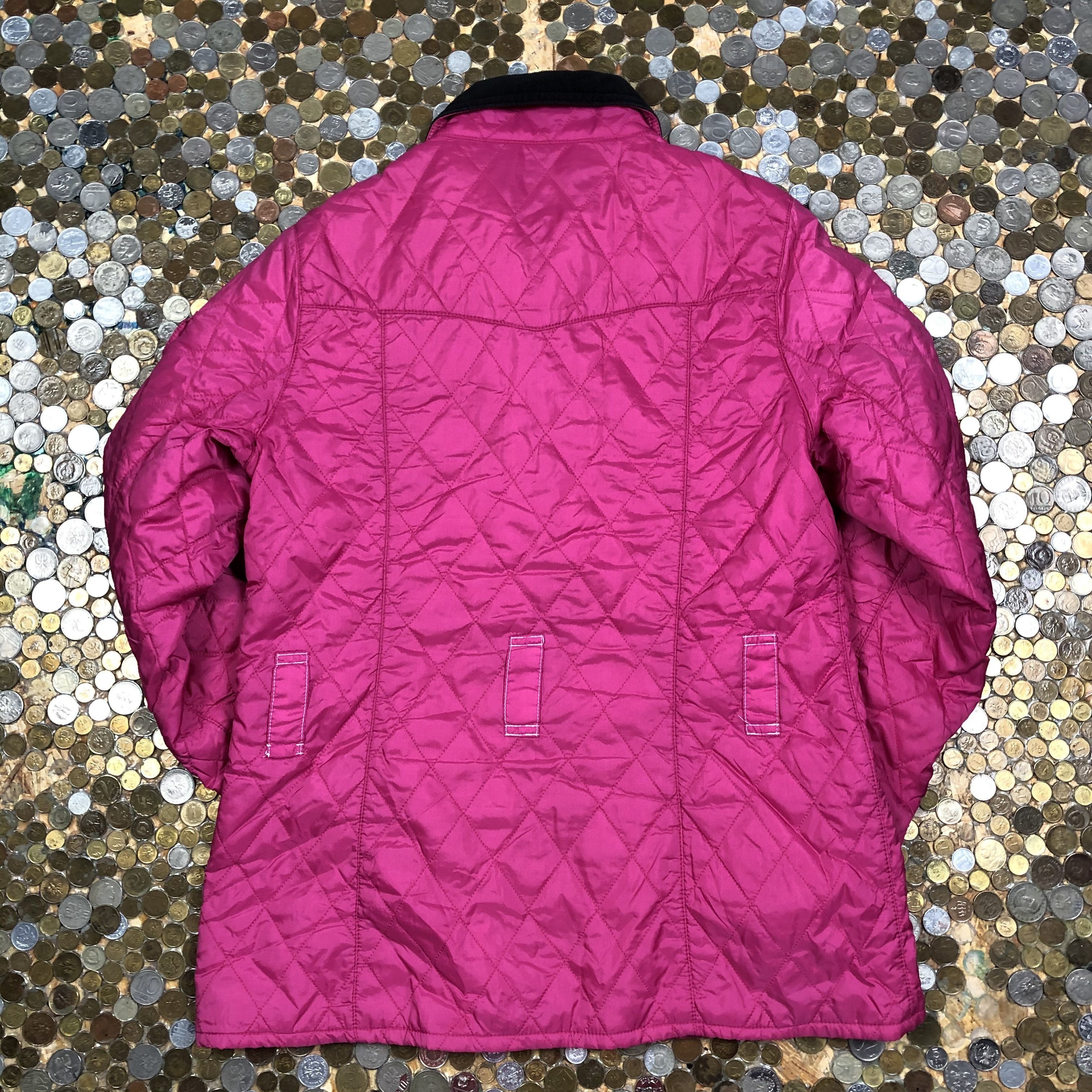 Barbour Vintage Barbour long coat quilted Jacket 90's Size XL / US 12-14 / IT 48-50 - 4 Thumbnail