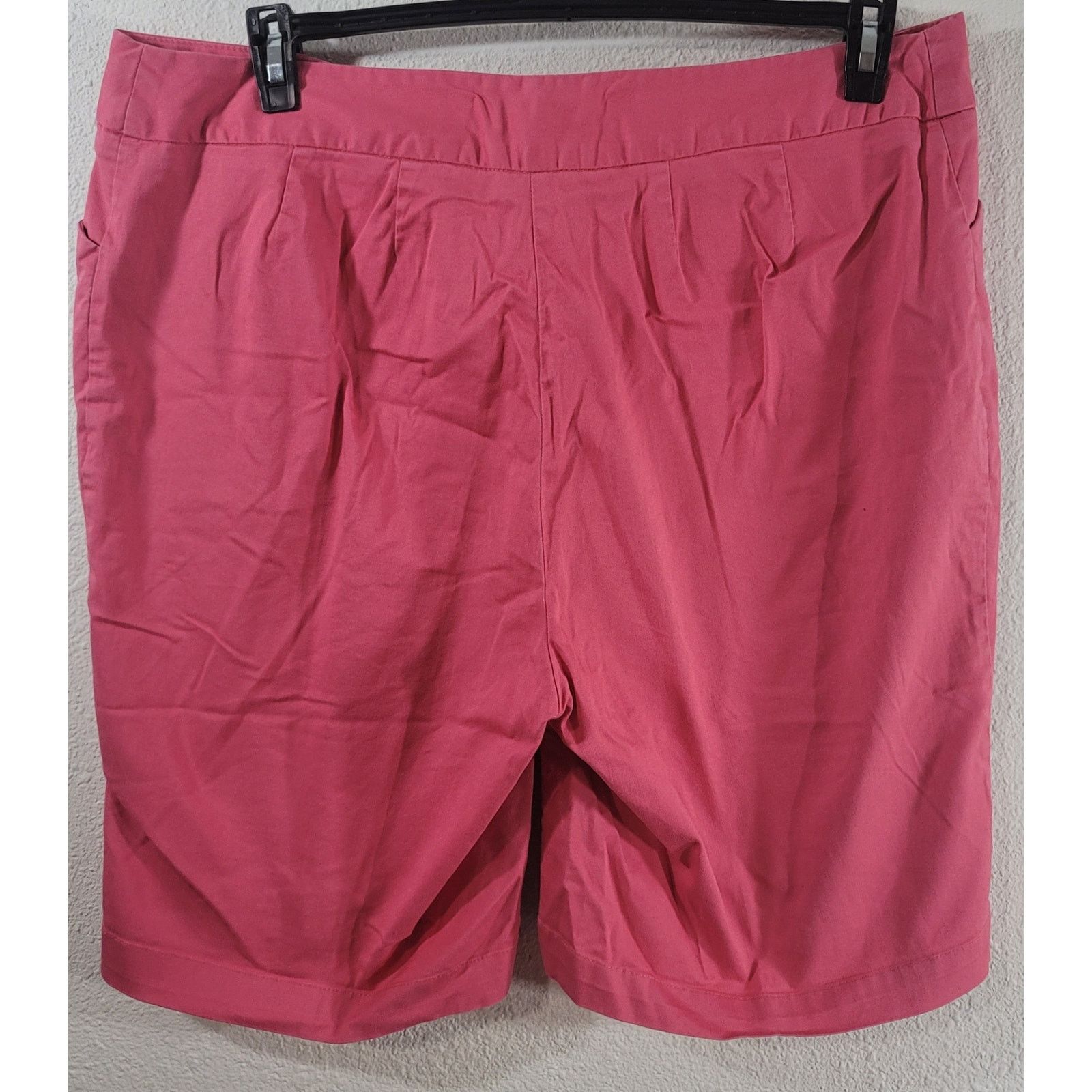 Other Avenue Pink Signature Chino Shorts 16 Slashed Pockets Size 38" / US 16 / IT 52 - 3 Thumbnail