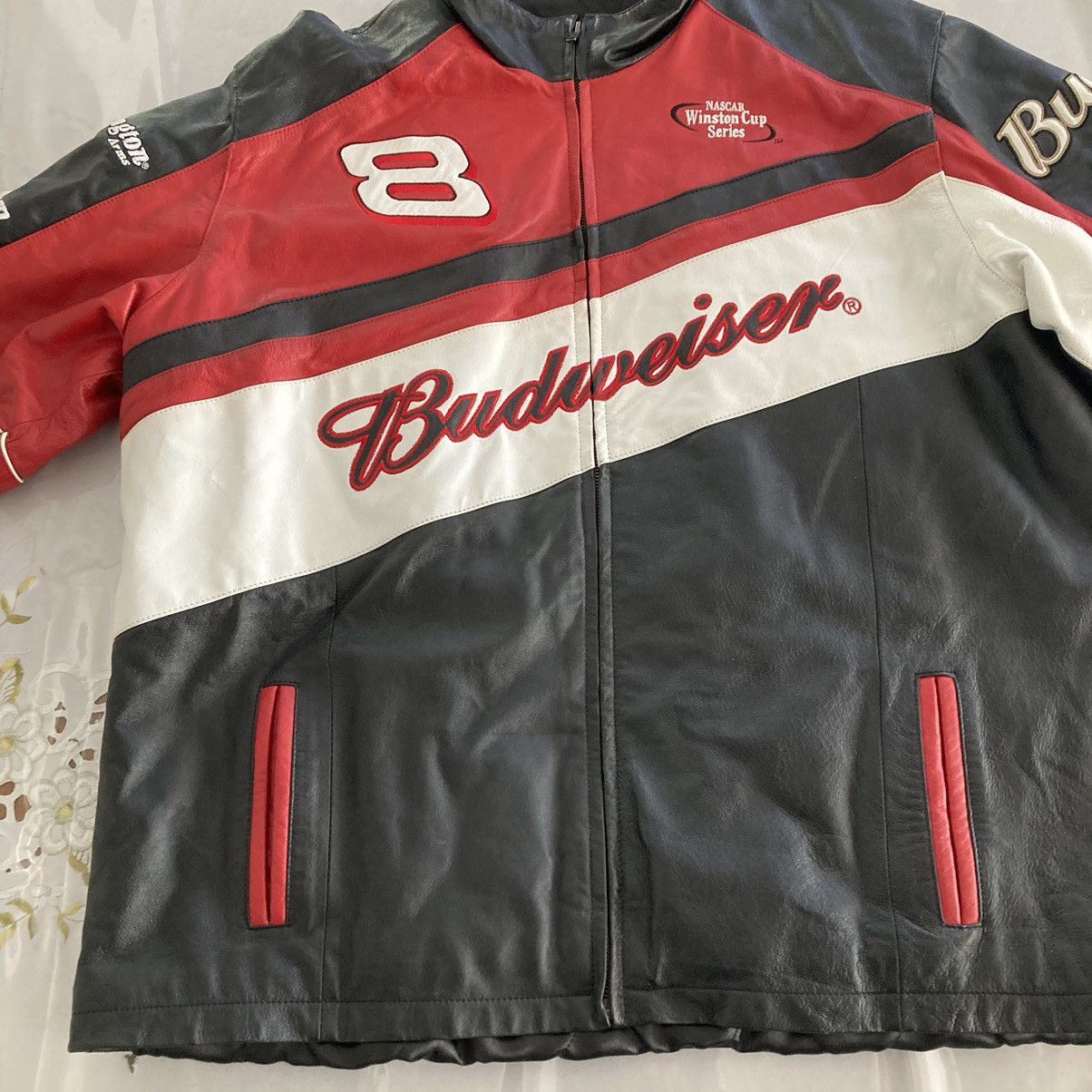 Chase Authentics × NASCAR Vintage Budweiser nascar Dale Earnhardt Jr xl jacket Size US XL / EU 56 / 4 - 2 Thumbnail