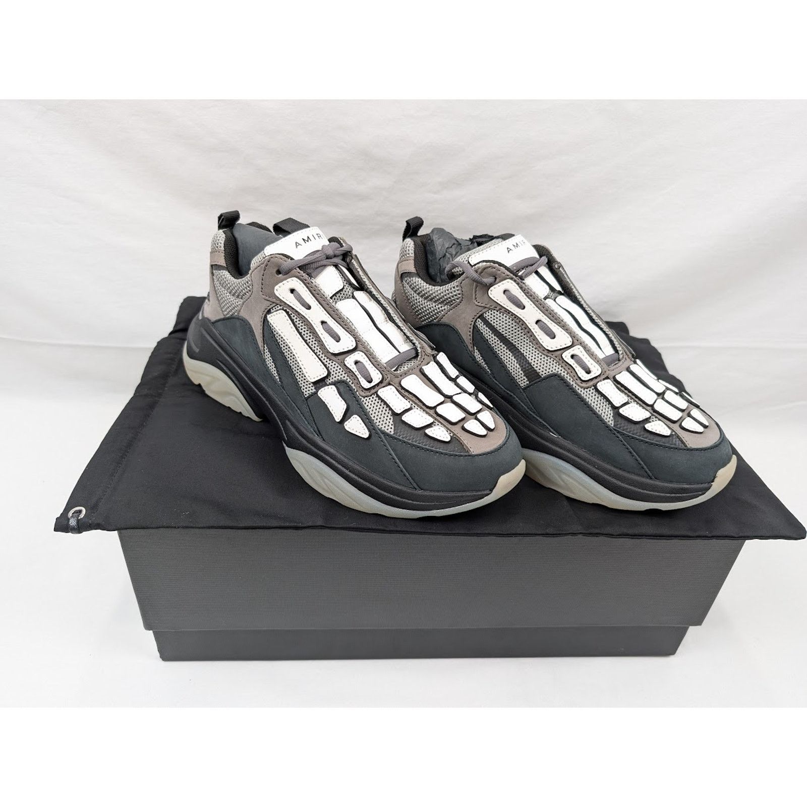 Amiri o1rshd1 Q:4 / Bone Runners in Black/Grey Size US 10 / EU 43 - 21 Thumbnail