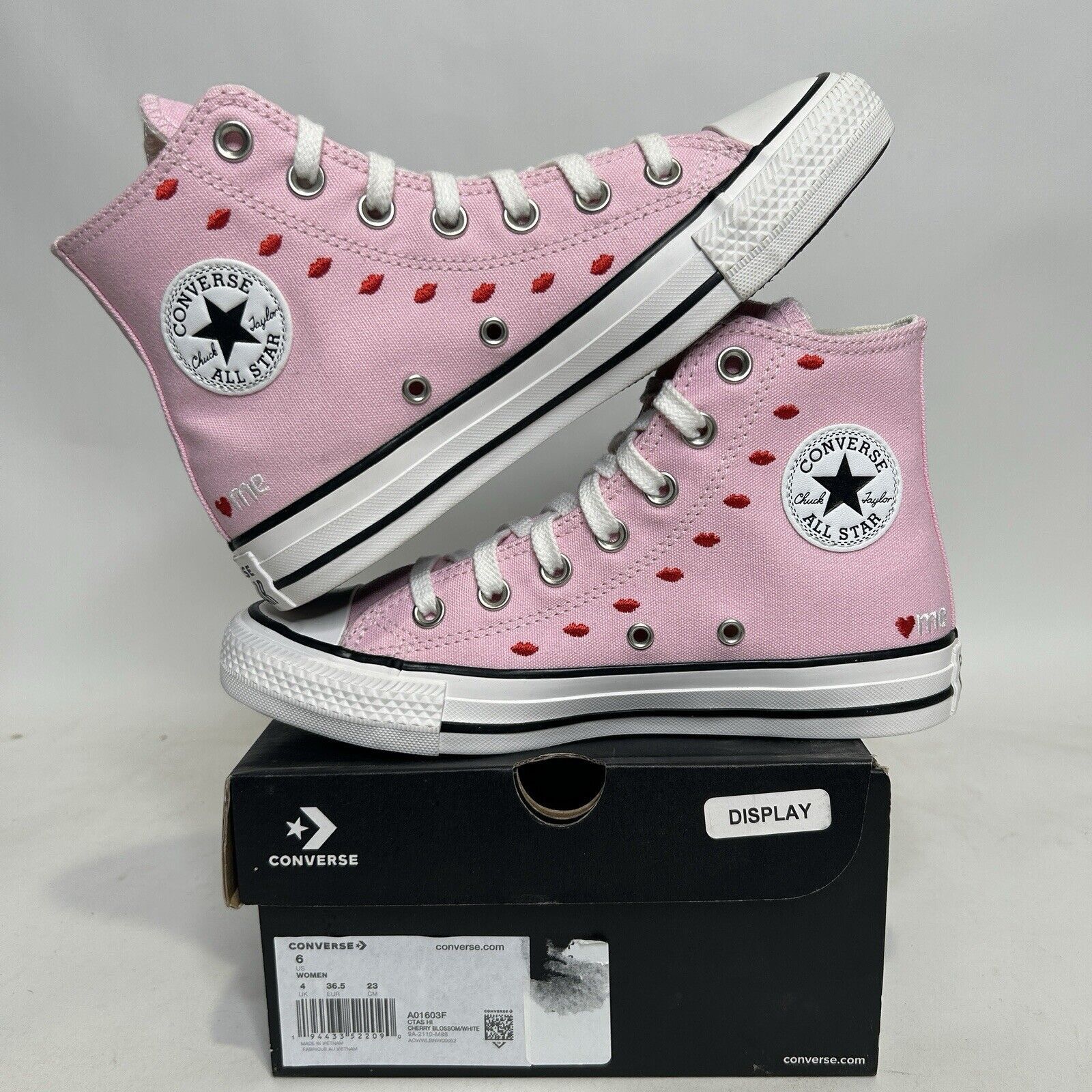 Converse Converse All Star Chuck Taylor “Valentine’s Day Kisses” 2024 Size US 6 / IT 36 - 3 Thumbnail