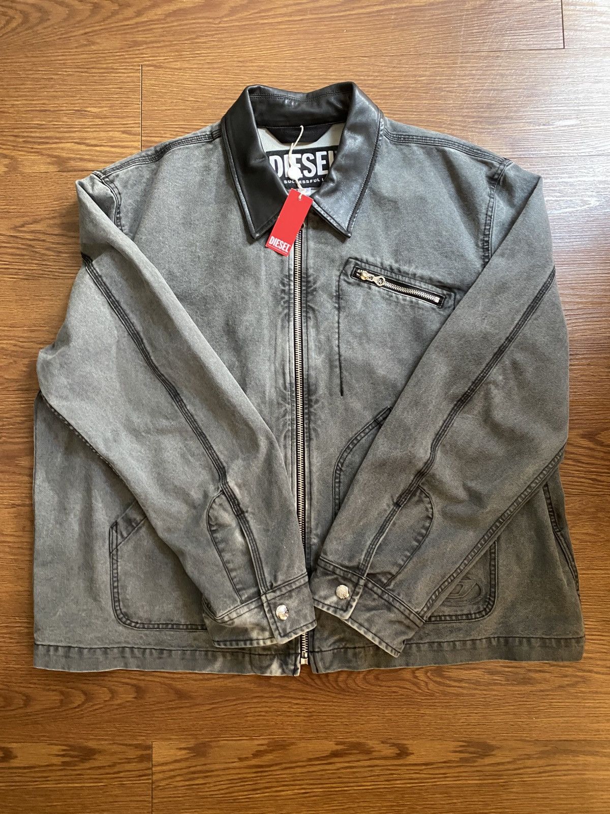 Diesel Blue J-Chart Denim Jacket