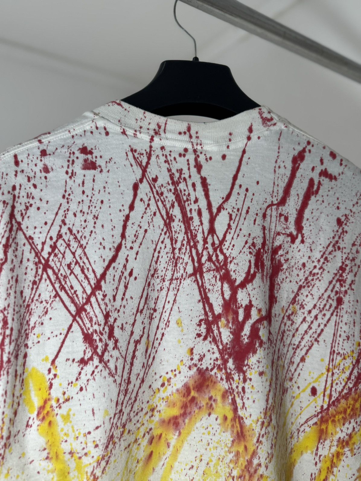 Art Comes First Vintage 90s Single Stitching Art Kisses Lips Tee Size US L / EU 52-54 / 3 - 9 Thumbnail