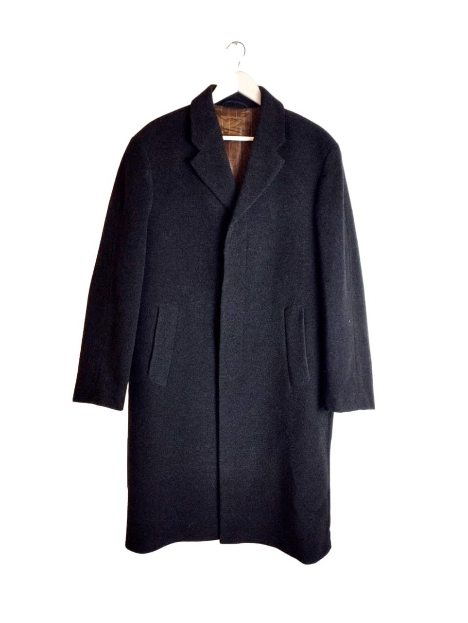 image of Avant Garde Vintage Westbury Merino Wool Coat in Black, Men's (Size Large)
