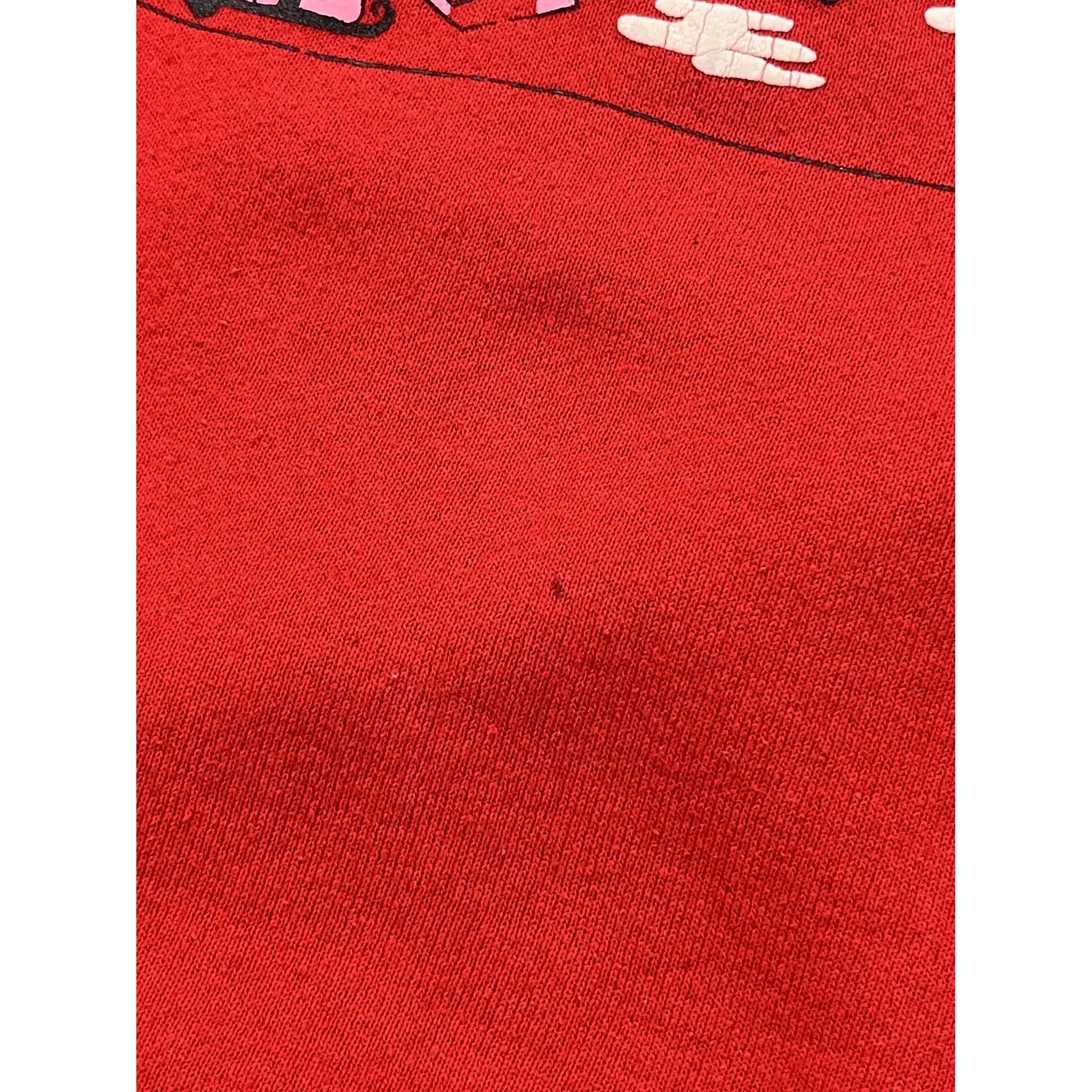 Fruit Of The Loom Vintage 90s Let it snow Cute Teddy Crewneck Size XL / US 12-14 / IT 48-50 - 4 Thumbnail