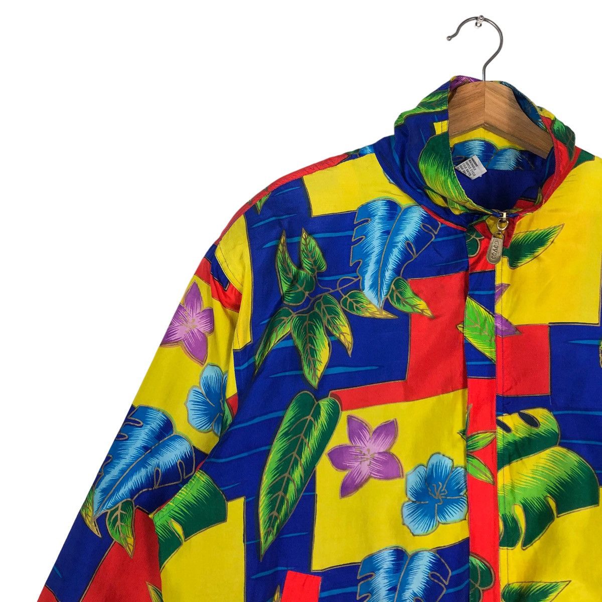 Vintage 🔥90’s Silk Bomber Jacket Coaco Full Print Issey Miyake Size US M / EU 48-50 / 2 - 7 Thumbnail