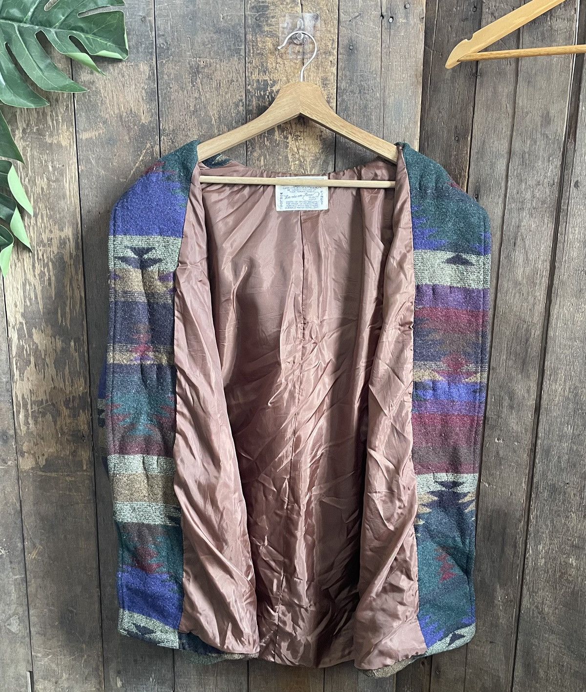 Vintage La Vie En Rose Novajo Wool Duffle Jacket Size US M / EU 48-50 / 2 - 4 Thumbnail