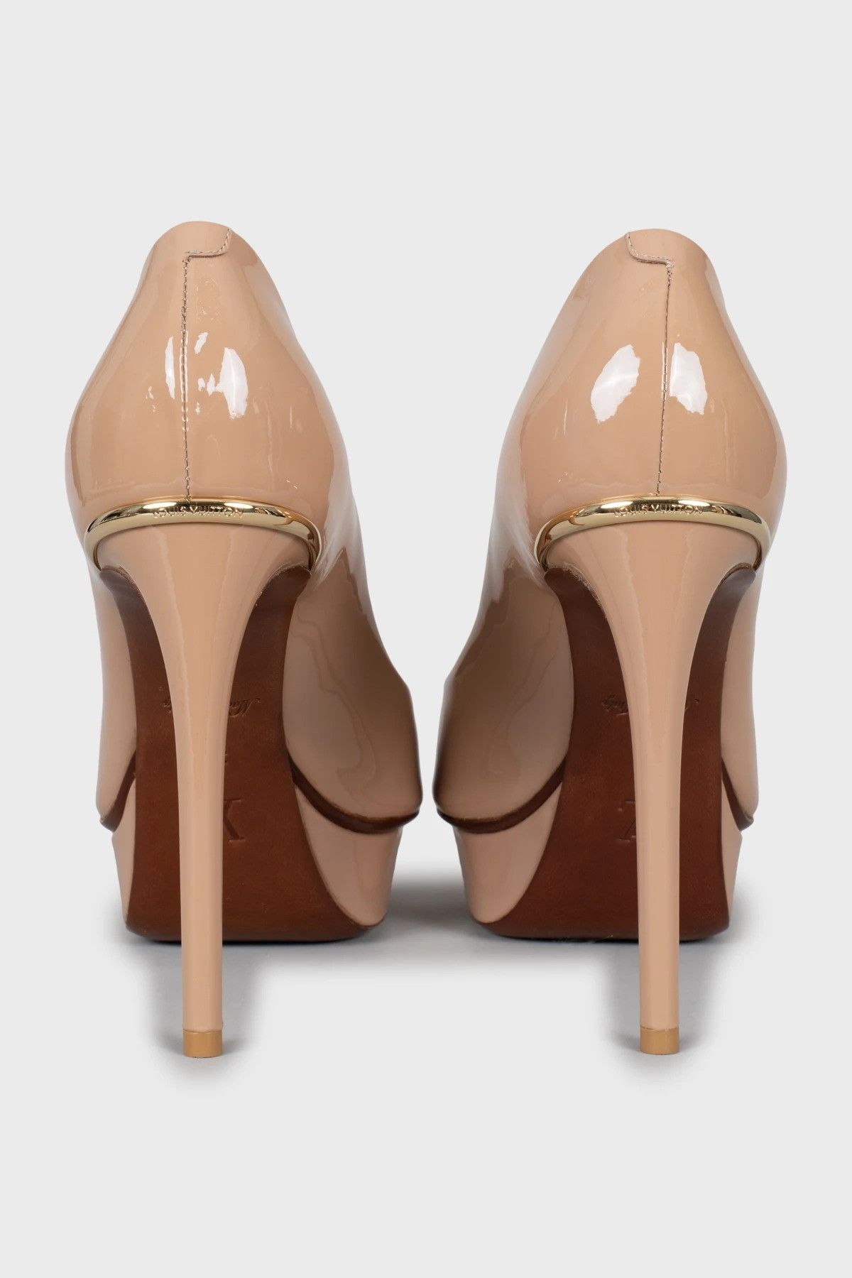 Louis Vuitton Louis Vuitton Patent leather heels Size US 7 / IT 37 - 4 Thumbnail