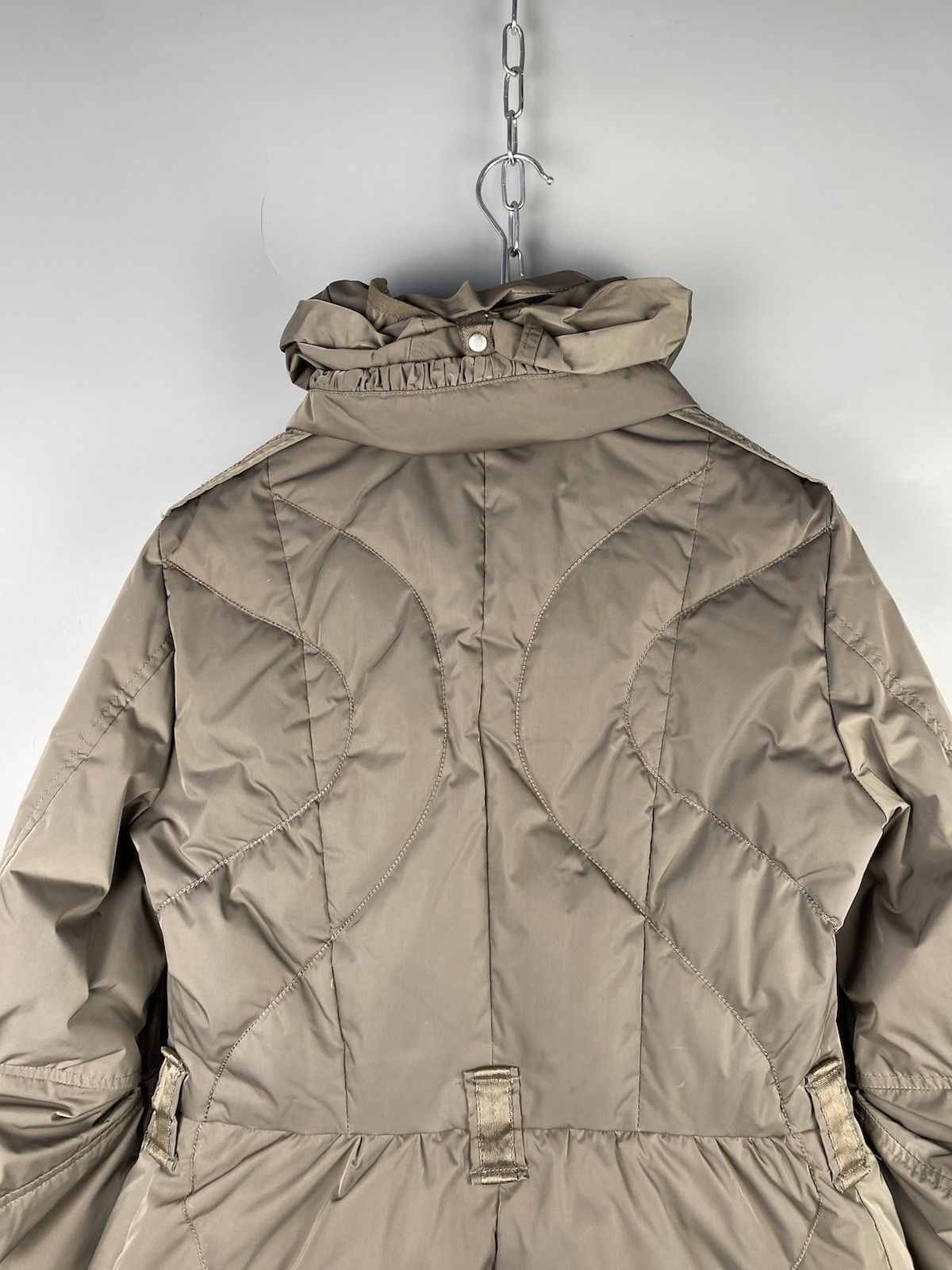 Marithe + Francois Girbaud Marithe Francois Girbaud Beige Down Jacket Puffer Size S / US 4 / IT 40 - 13 Thumbnail