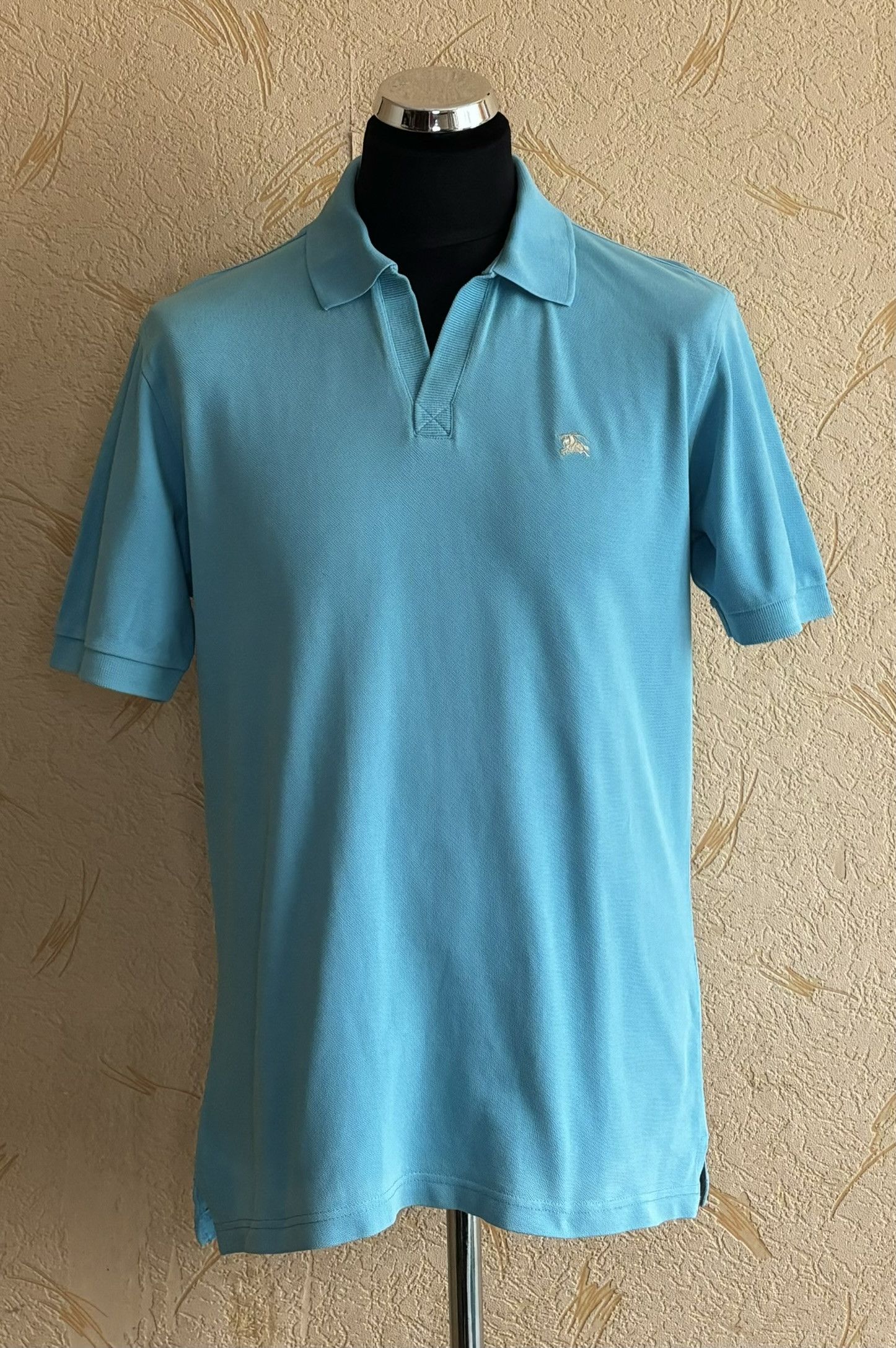 Burberry Burberry Blue Polo Size L Size US L / EU 52-54 / 3 - 1 Thumbnail