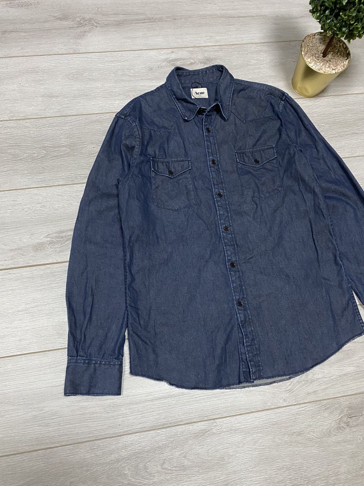 Acne Studios Acne Denim Shirt Texas SS12 Size US L / EU 52-54 / 3 - 5 Thumbnail