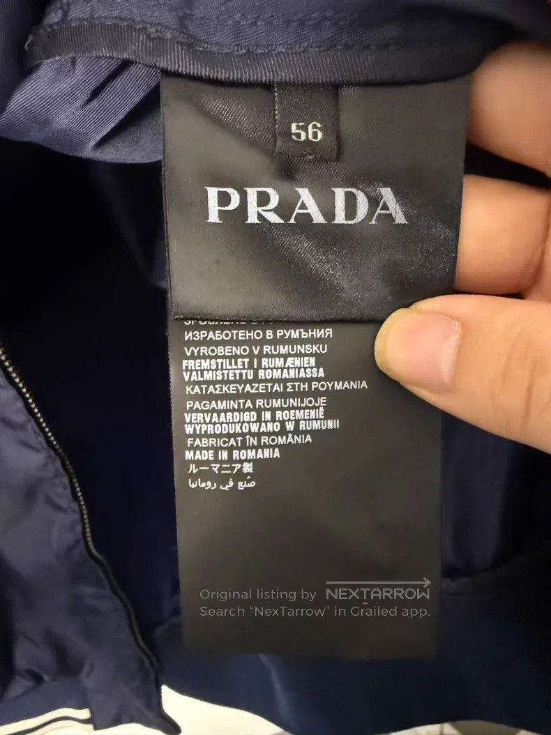 Prada Prada Men's triangle steel standard jacket Size US XL / EU 56 / 4 - 5 Thumbnail