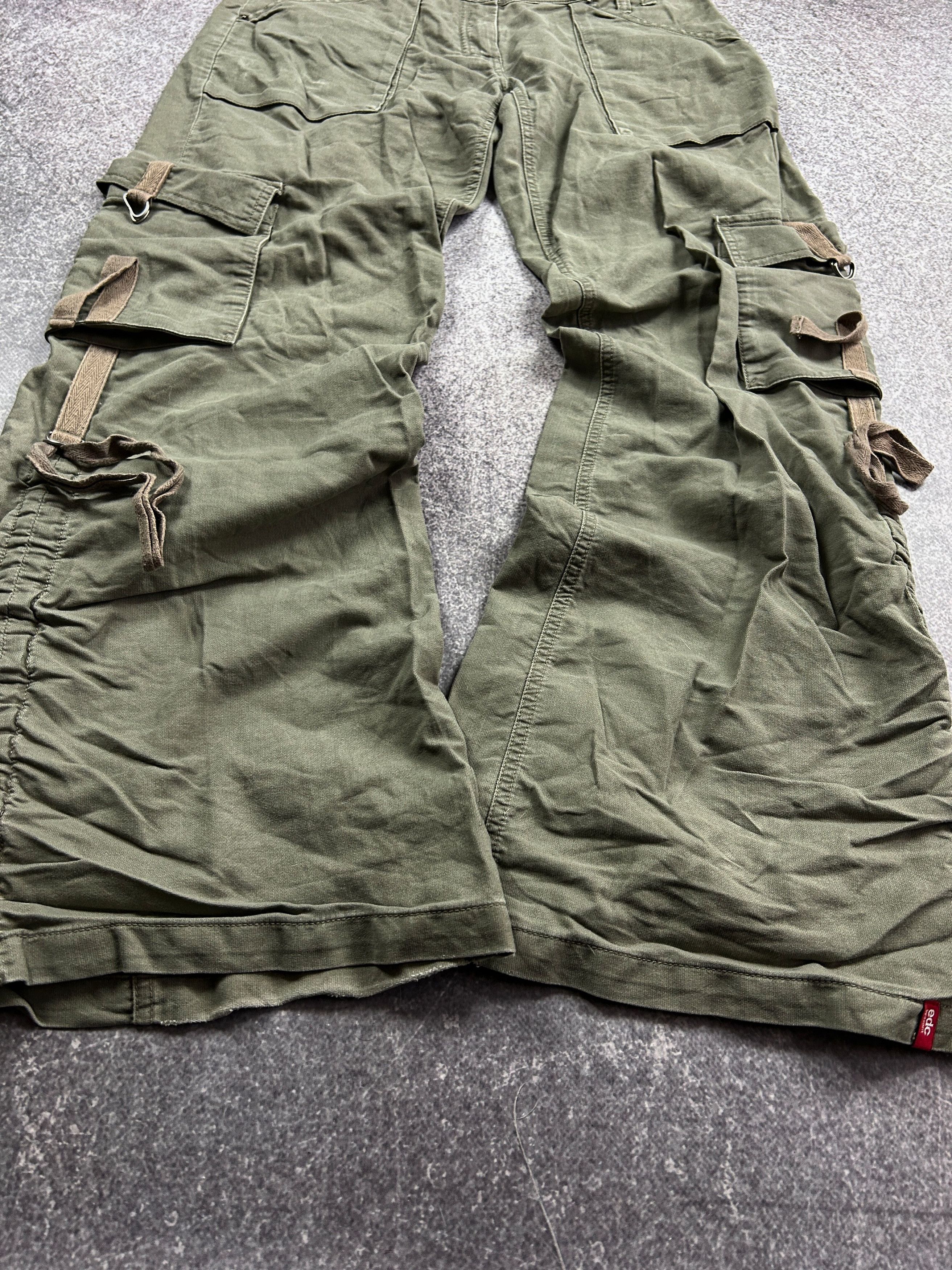 Other Vintage Junya Watanabe Travis Scott Style Cargo Jeans 90s Size US 30 / EU 46 - 3 Thumbnail