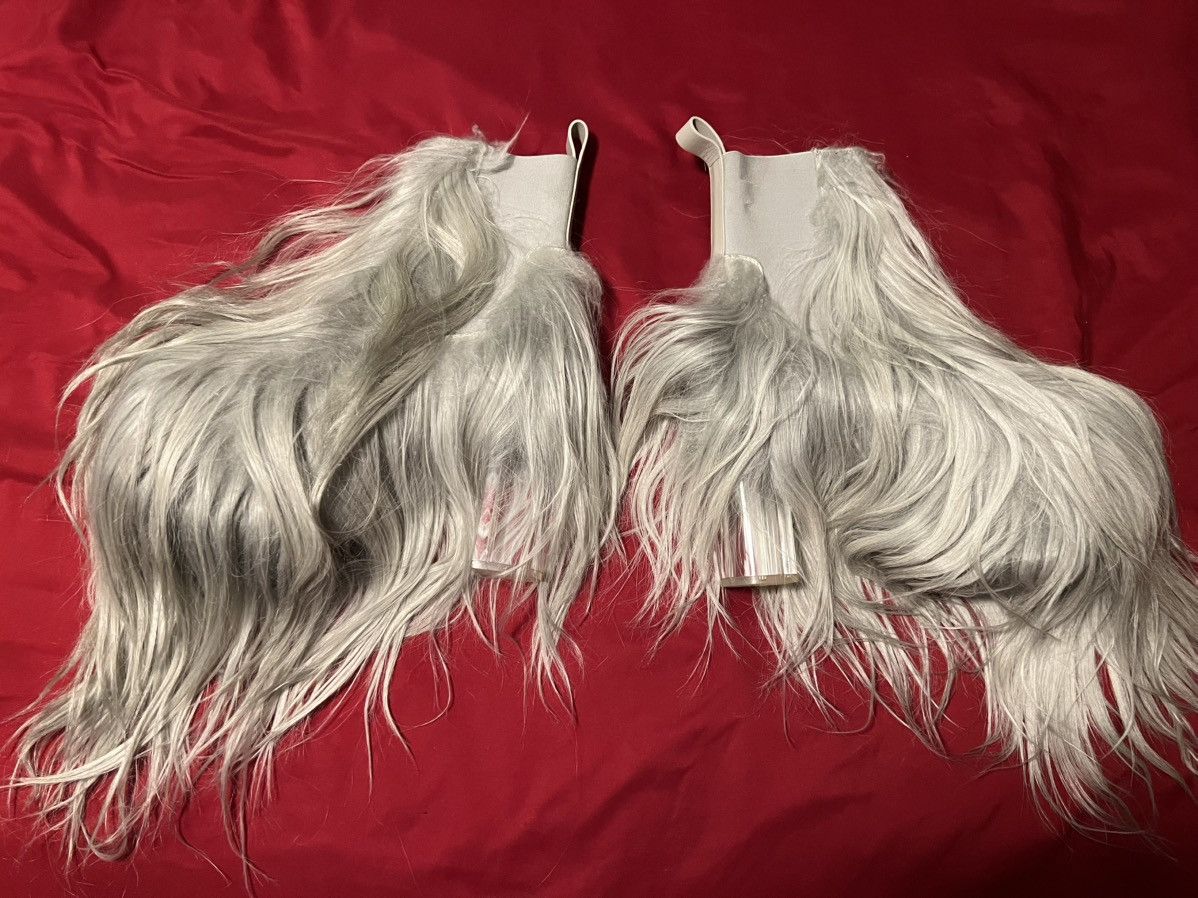 Rick Owens Rick Owens Long Goat Fur Kiss Heels Size US 11 / EU 44 - 3 Thumbnail