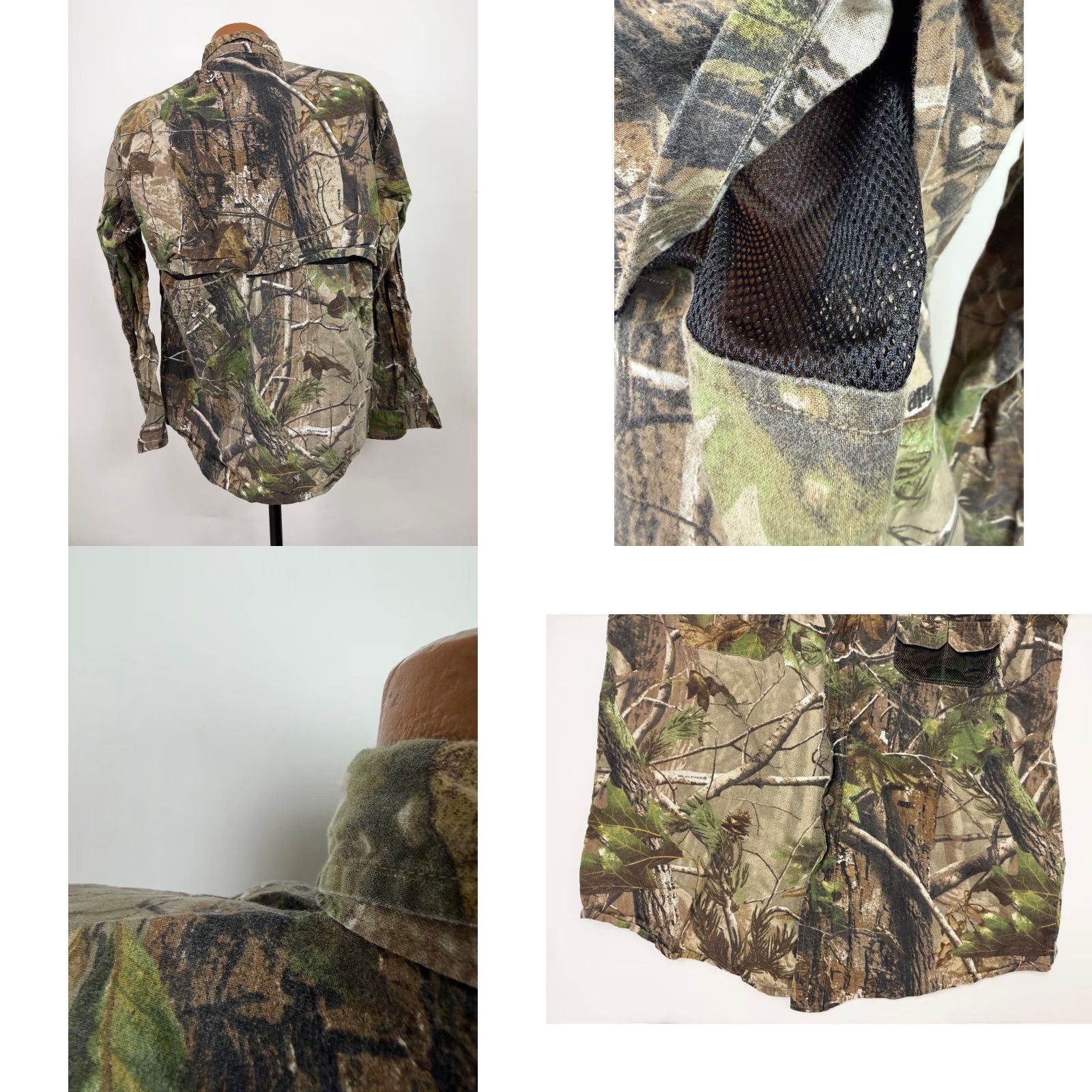 Realtree Realtree Camo Shirt Men Medium Button Down Vented Hunting Outdoors Lightweight Size US M / EU 48-50 / 2 - 8 Thumbnail
