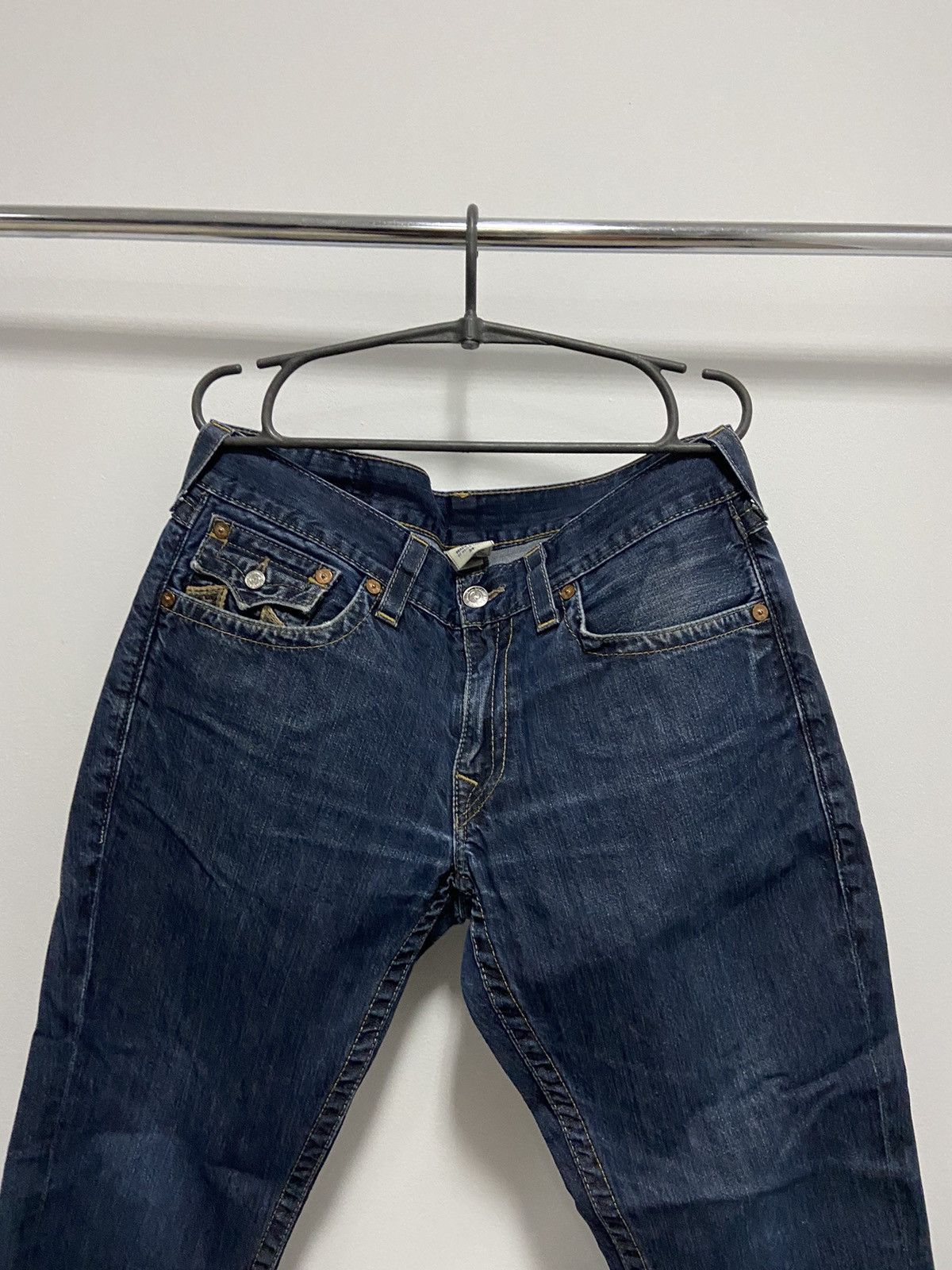 True Religion × Vintage True Religion straight jeans Pants Selvedge Vintage Size US 38 / EU 54 - 4 Thumbnail