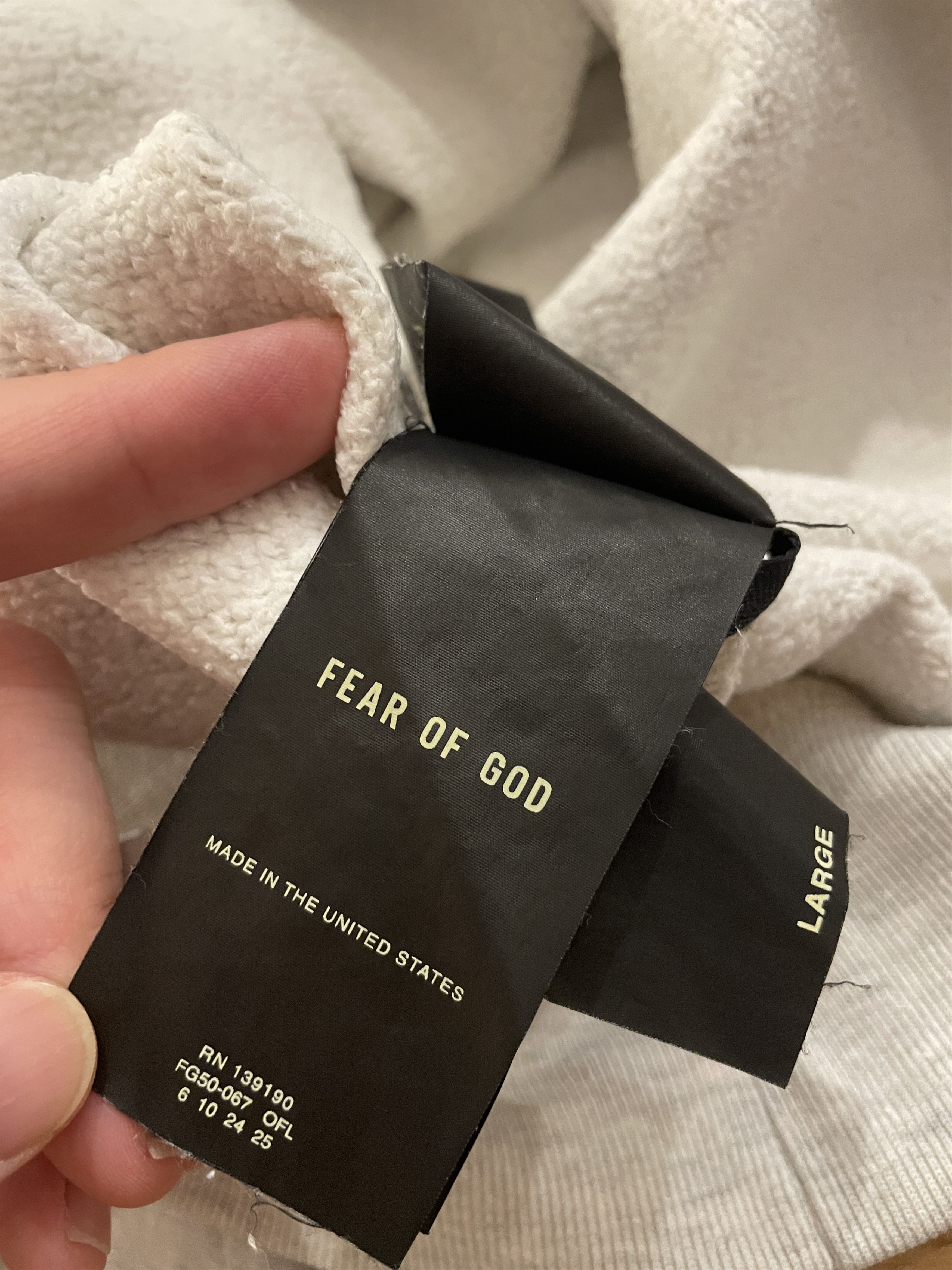 Fear of God Fear Of God FG Hoodie Size US L / EU 52-54 / 3 - 9 Thumbnail