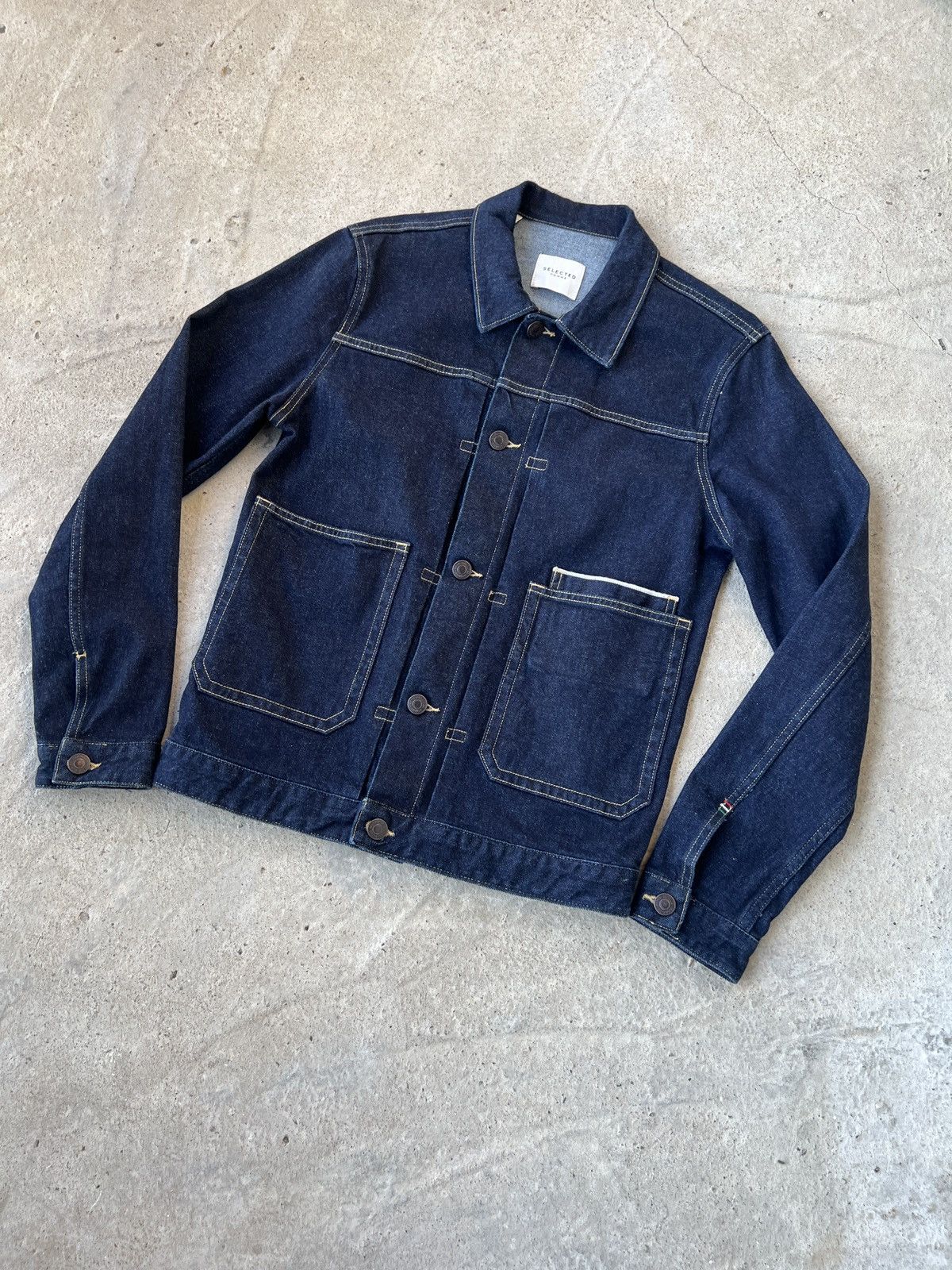 Selected Homme Selected Homme Masaki Selvedge Jacket Size US S / EU 44-46 / 1 - 1 Thumbnail