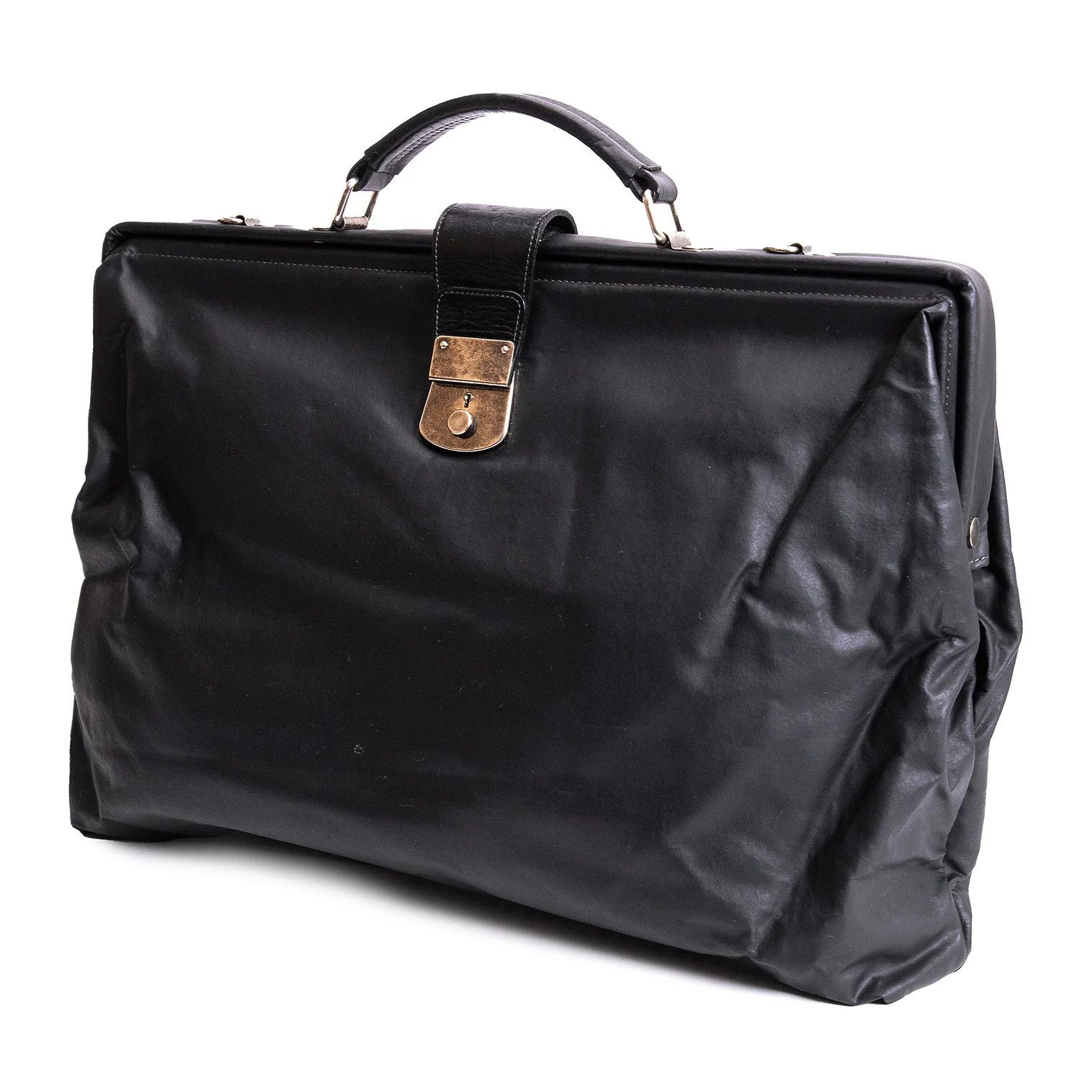 Jean Paul Gaultier Coated Doctor Bag in Black Size ONE SIZE - 1 Thumbnail