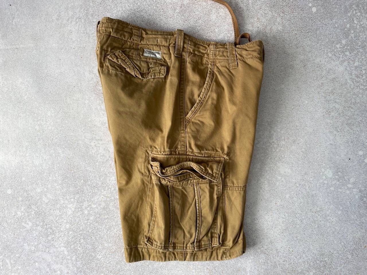 Abercrombie & Fitch × If Six Was Nine × Vintage Vintage Abercrombie & Fitch Cargo Parachute Bondage Shorts Size US 36 / EU 52 - 11 Thumbnail