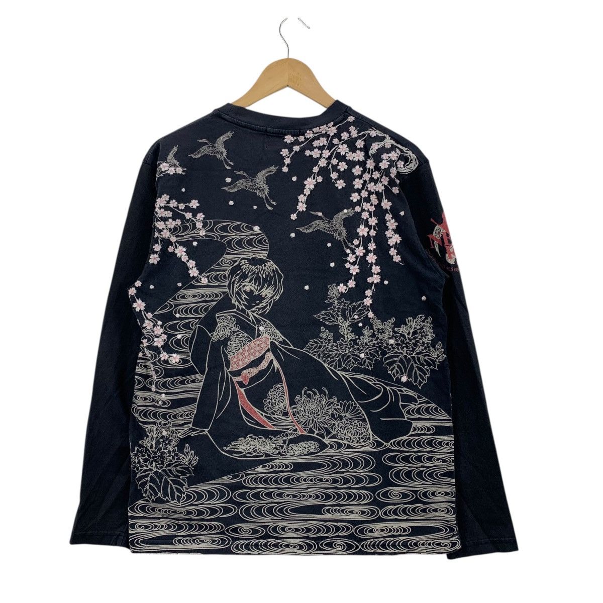 Vintage NERV EVANGELION Sukajan Overprint Embroidered Tshirt Size US L / EU 52-54 / 3 - 1 Thumbnail