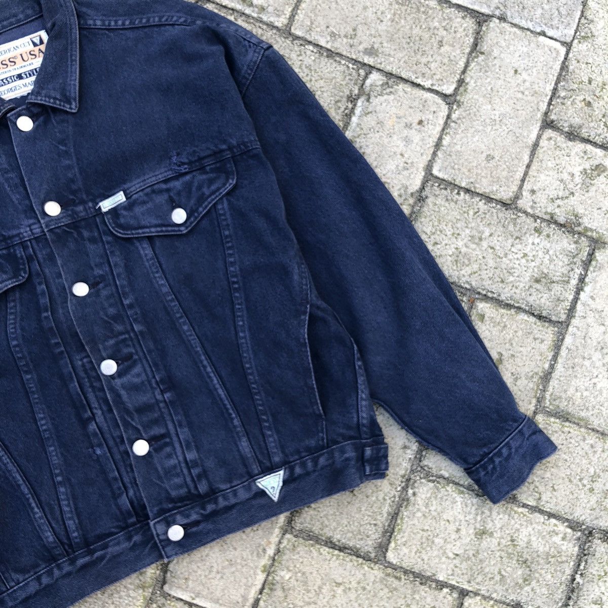 Guess Vintage Trucker Jacket Guess80s By Georges Marciano Size US L / EU 52-54 / 3 - 4 Thumbnail