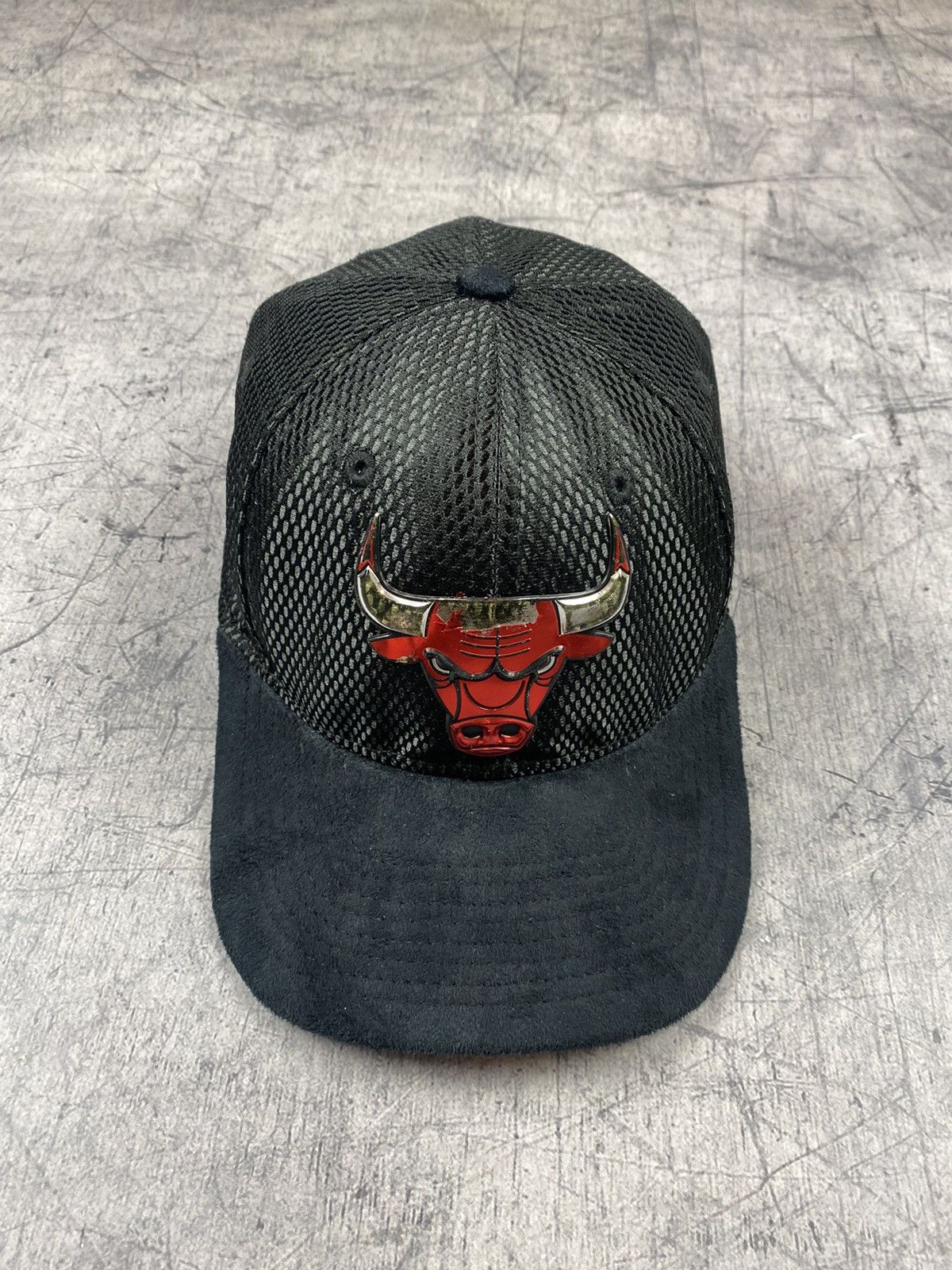 NBA × Vintage Vintage New Era Chicago Bulls NBA Basketball Cap Size ONE SIZE - 3 Thumbnail