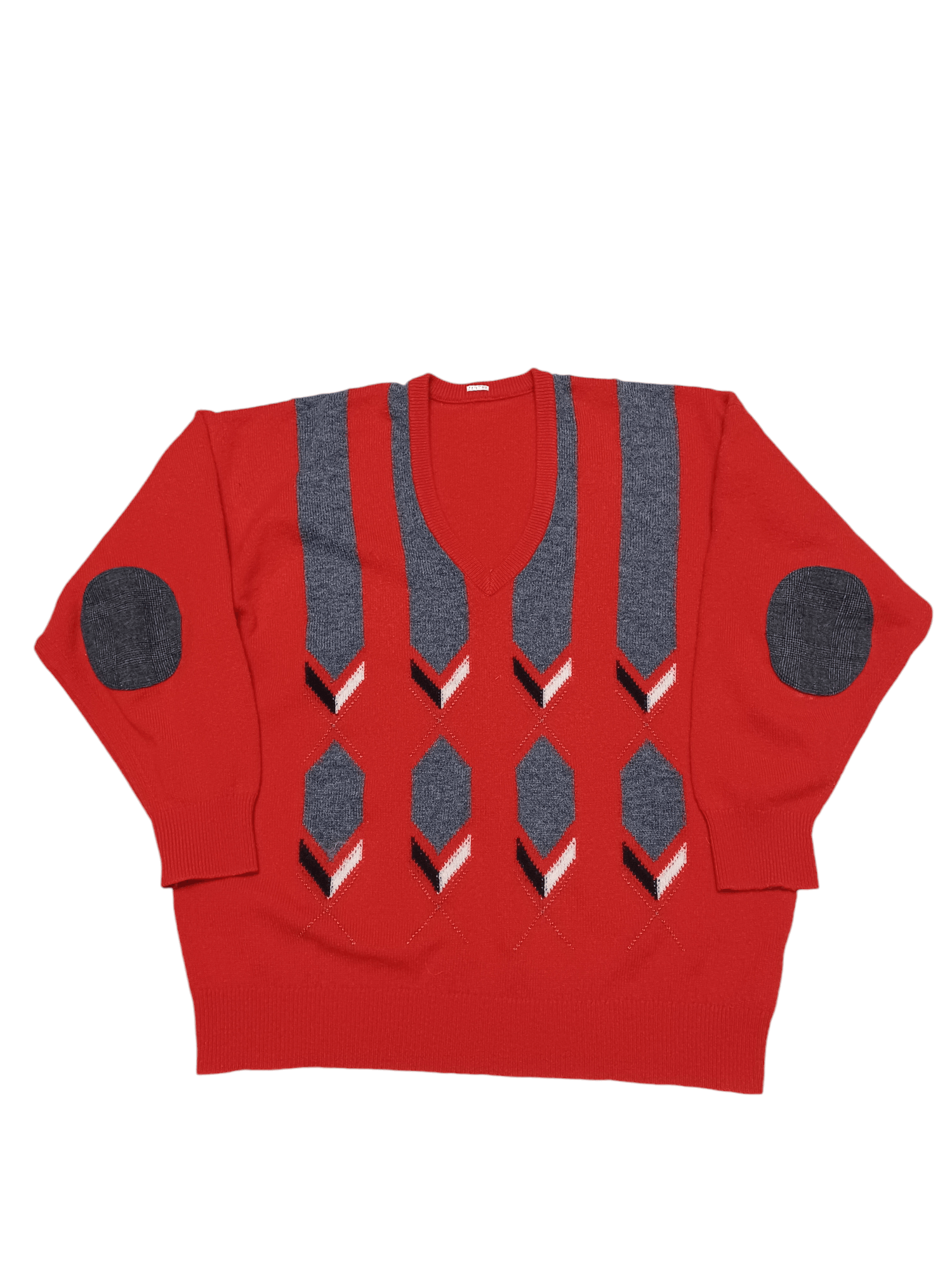 Other VINTAGE 90S 100% LAMBSWOOL MADE IN UK SWEATER V-NECK Size US M / EU 48-50 / 2 - 1 Thumbnail
